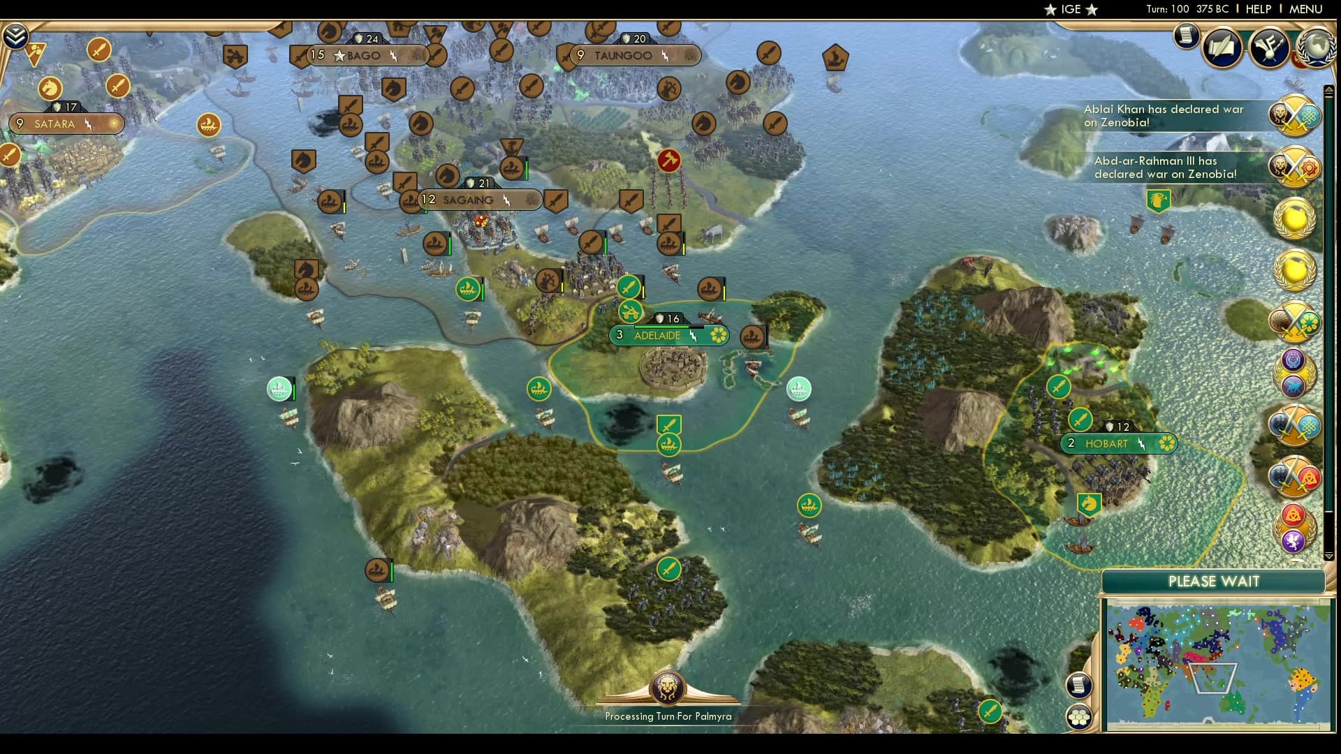 CBR In-Game Screenshot of A to Z