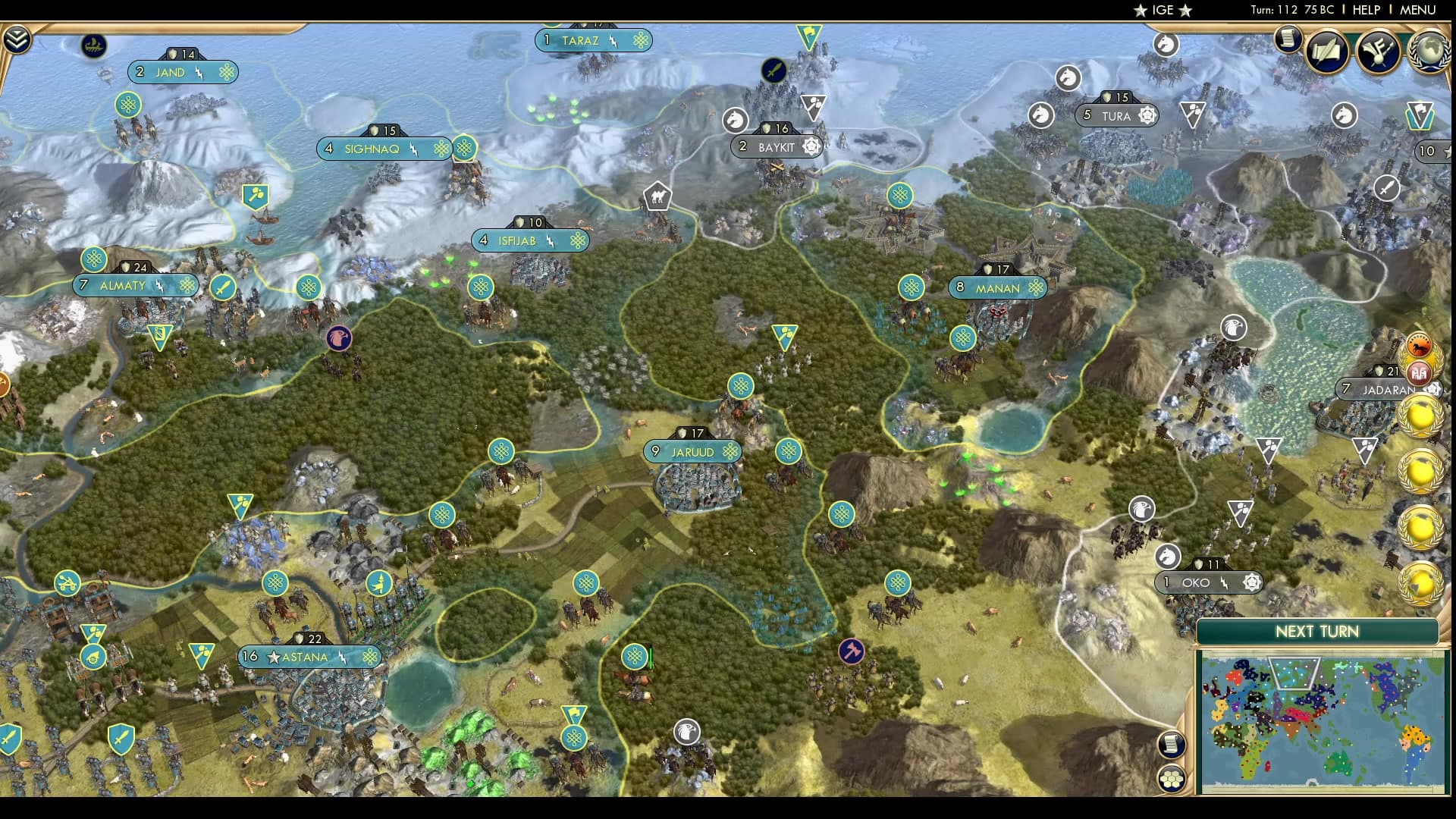 CBR In-Game Screenshot of Ere be Purple Deer Creatures