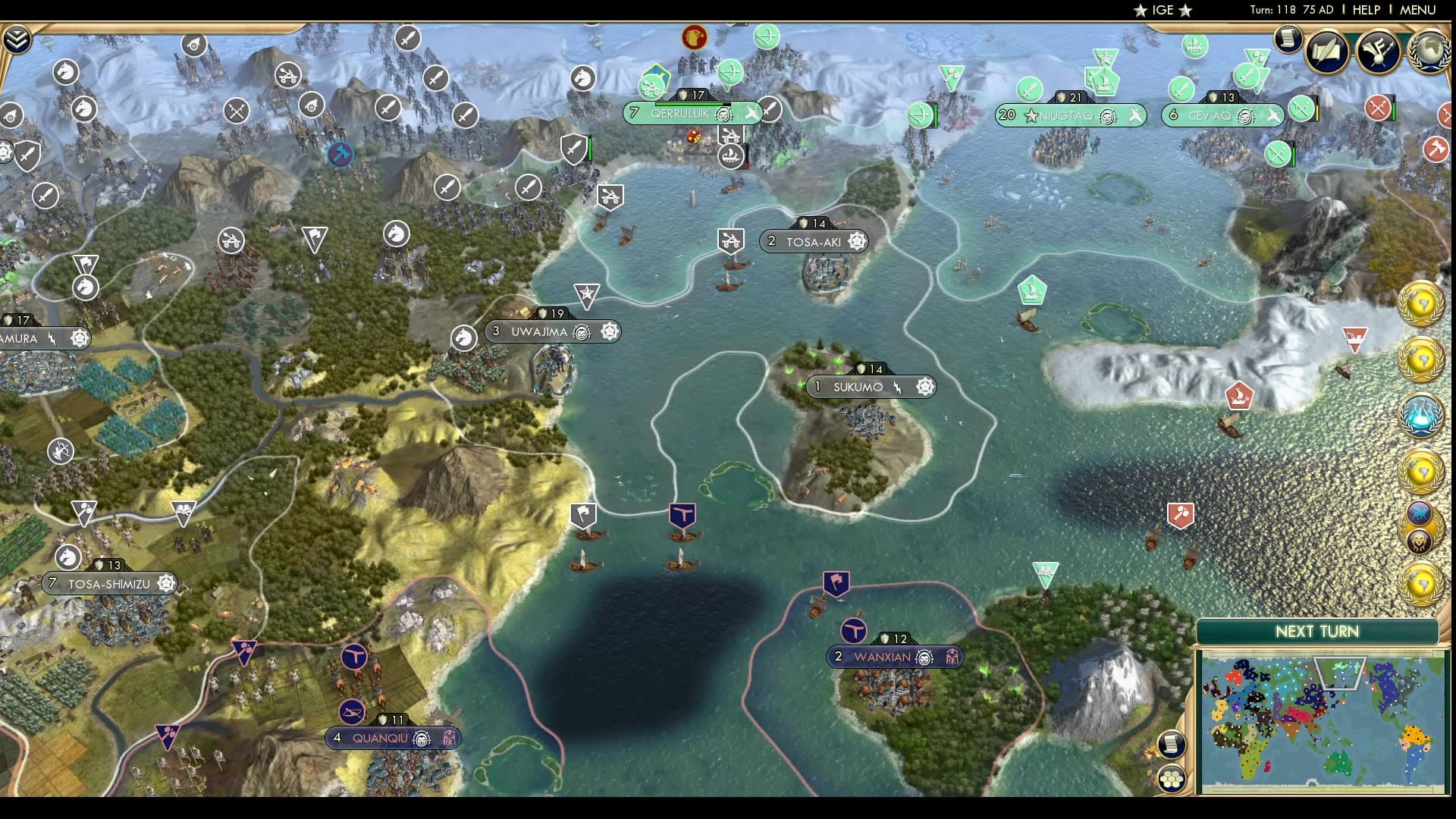 CBR In-Game Screenshot of Pulling Back and Pushing Forward