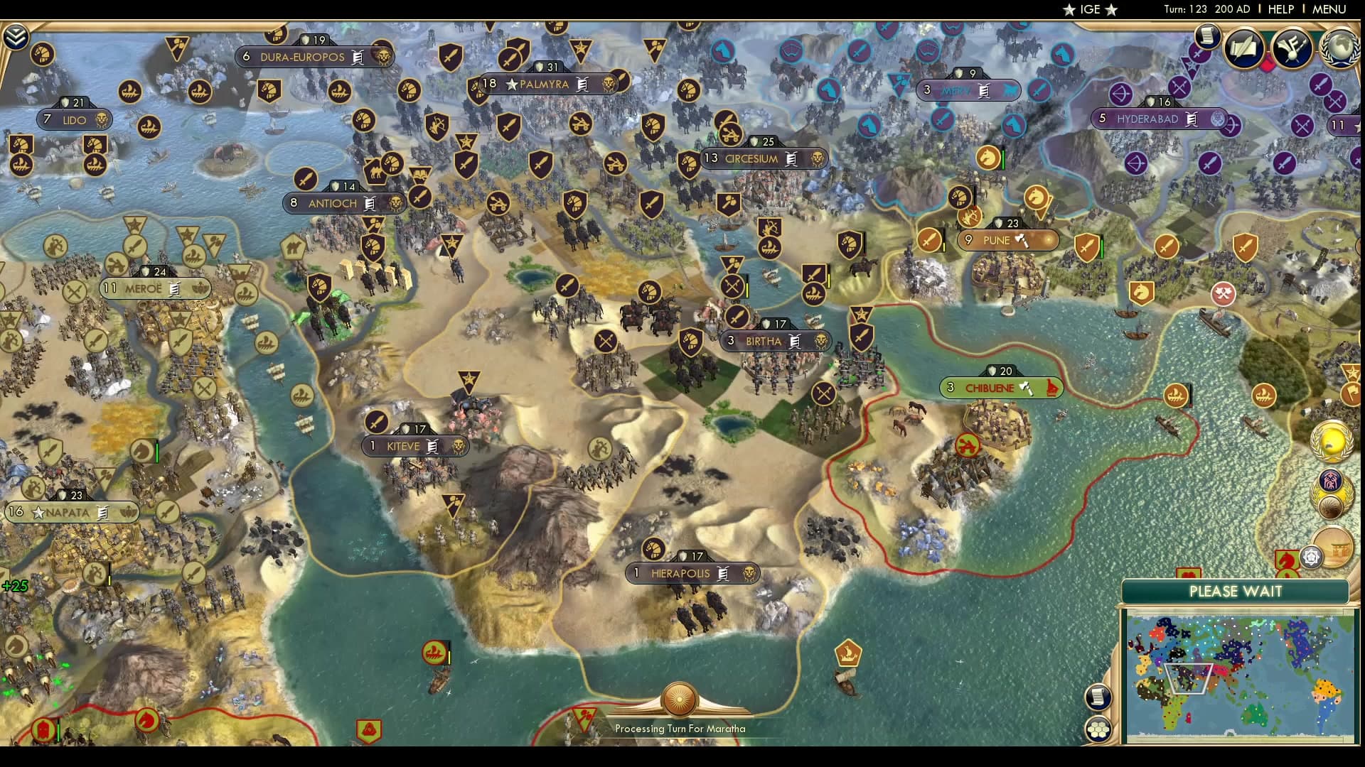 CBR In-Game Screenshot of Prawn to Rule