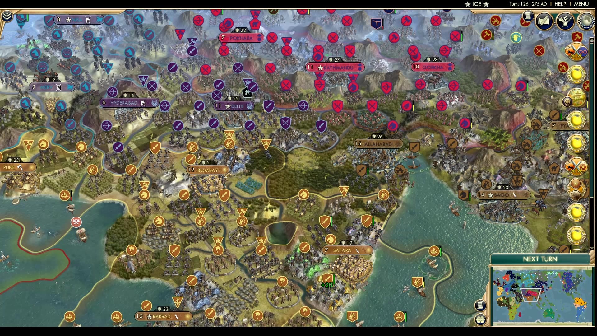 CBR In-Game Screenshot of Sub-par Subcontinent