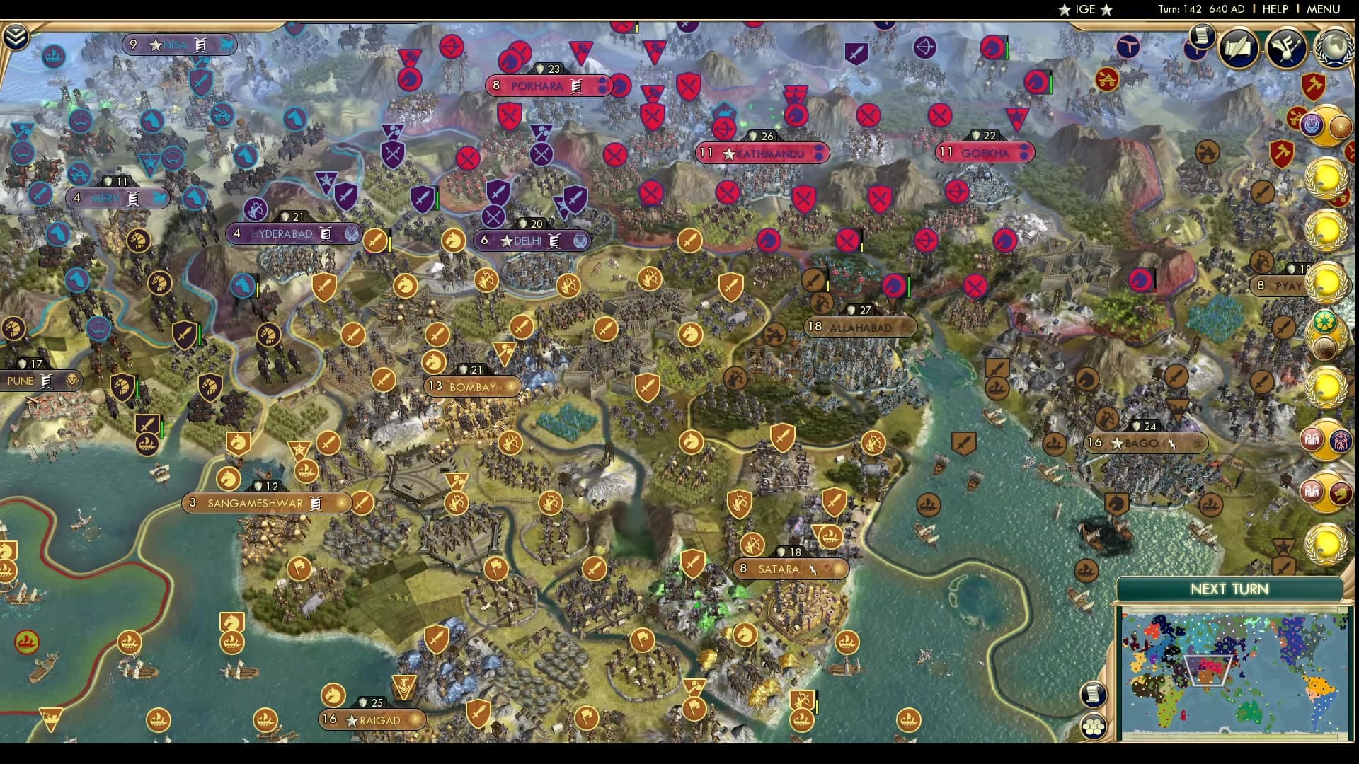 CBR In-Game Screenshot of Nepal is actually going to outlive India.