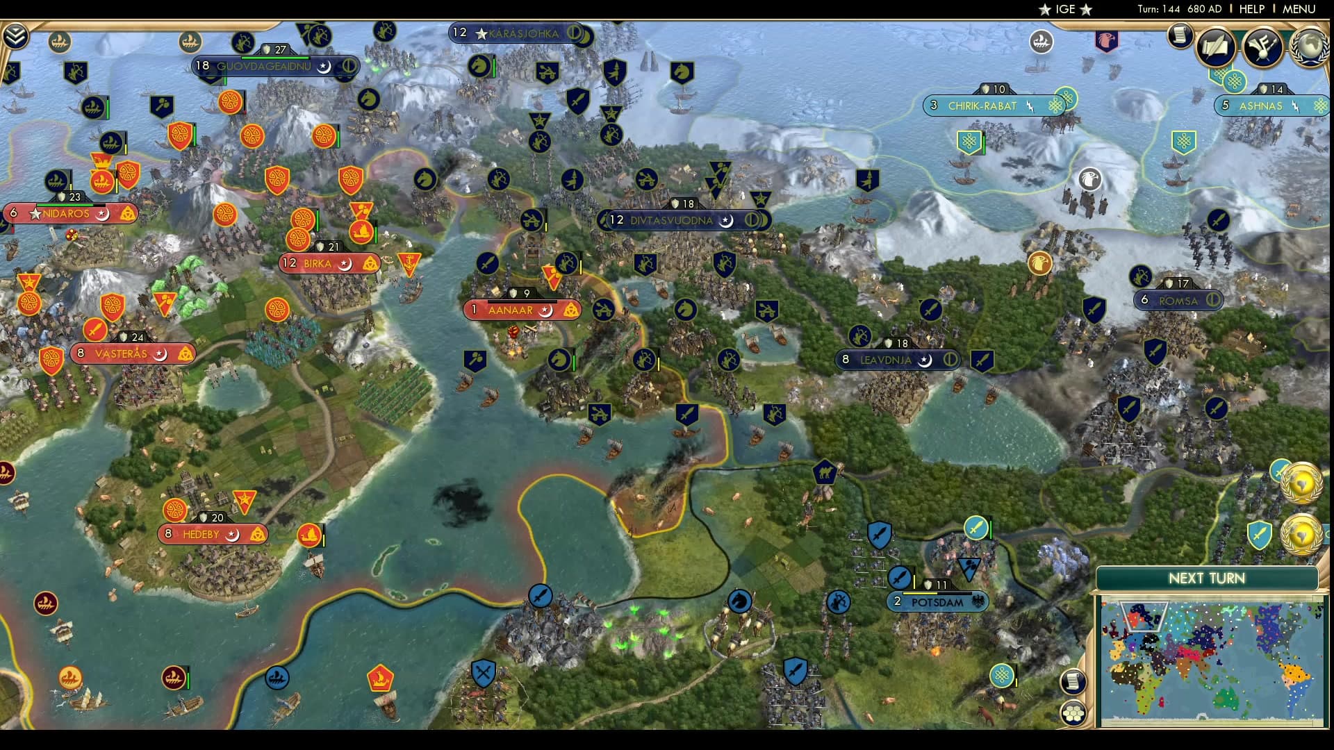 CBR In-Game Screenshot of The Scouring of Scandinavia
