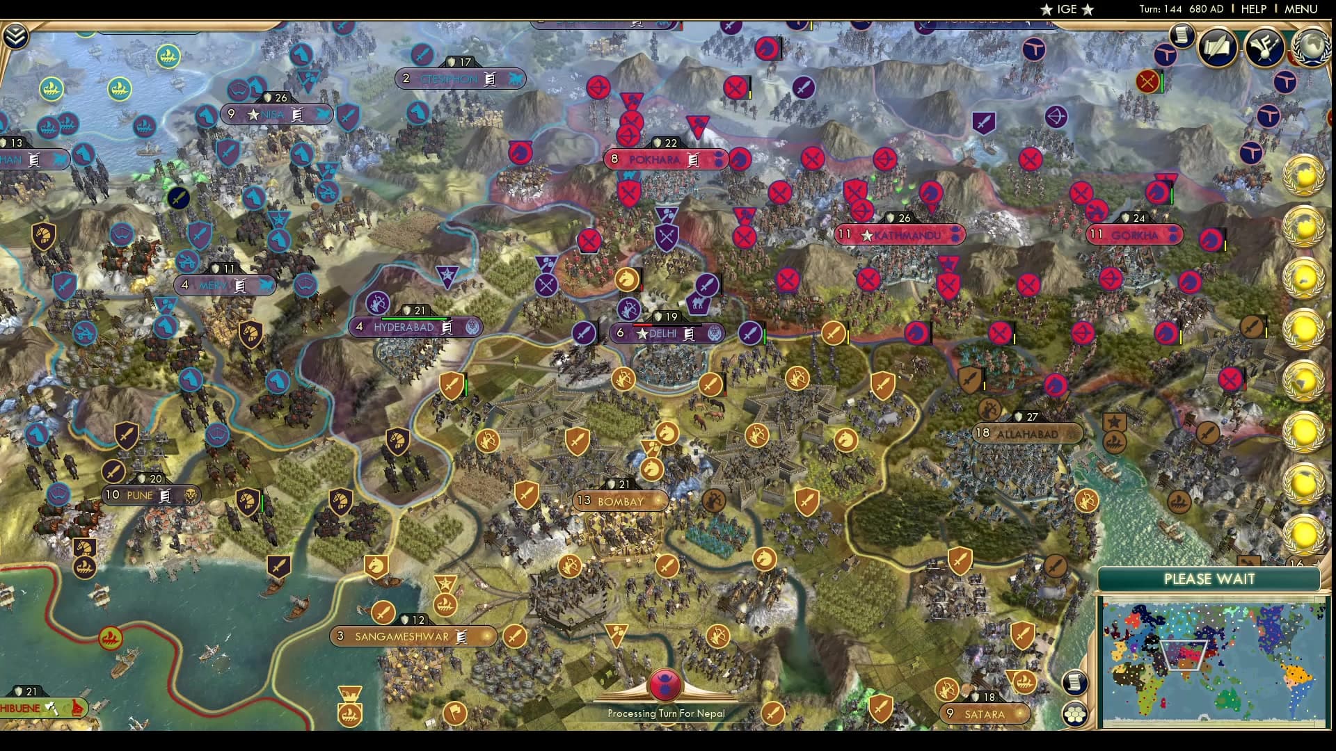 CBR In-Game Screenshot of Help, Indira has fallen and can’t get up!