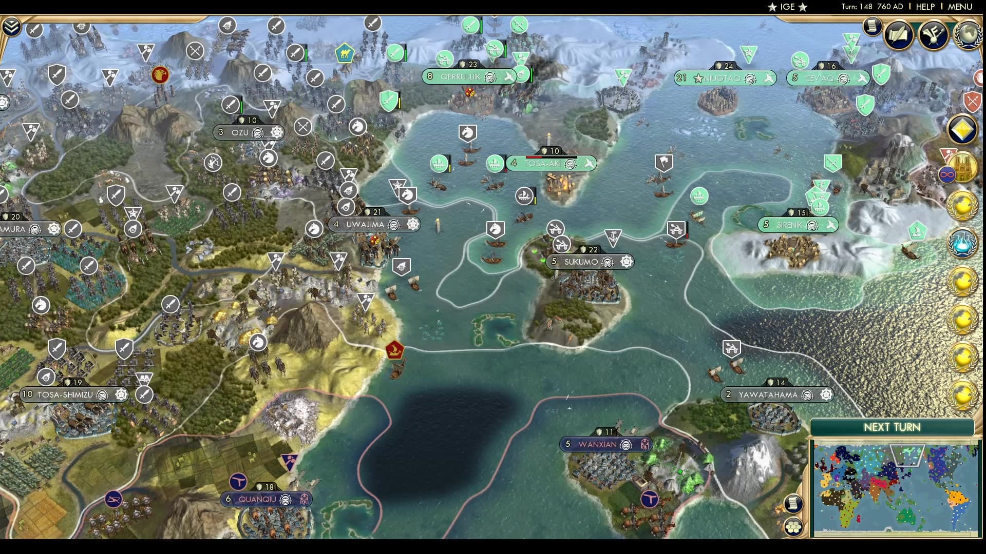 CBR In-Game Screenshot of Progress in Kamchatka? Never!