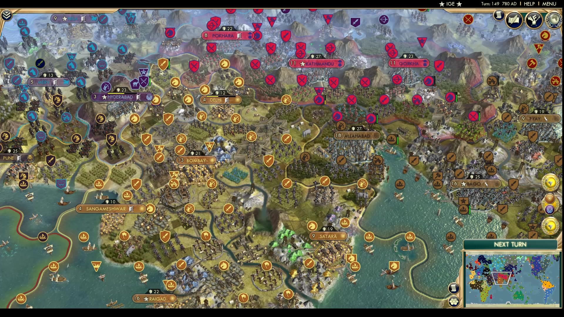 CBR In-Game Screenshot of Congratulations, you get an extra 10 turns to live!