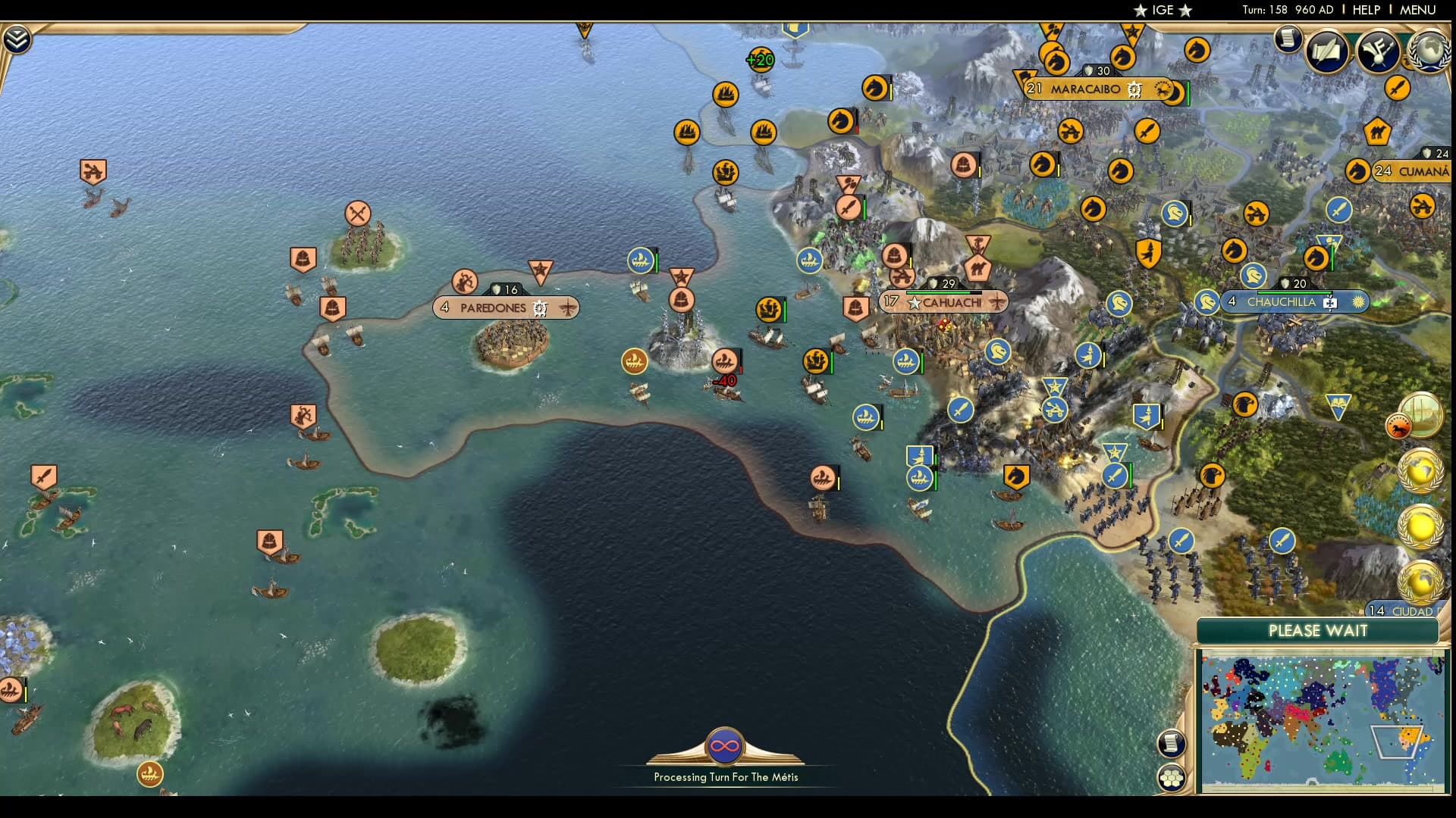 CBR In-Game Screenshot of Contest for Cahuachi