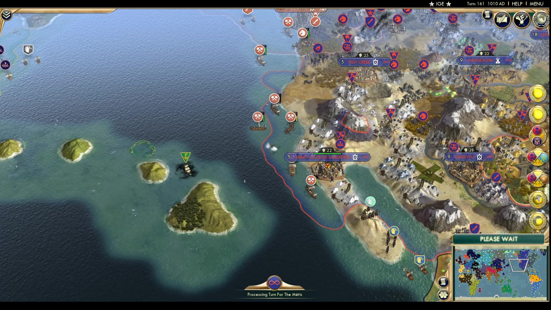 CBR In-Game Screenshot of War Canoe Attack