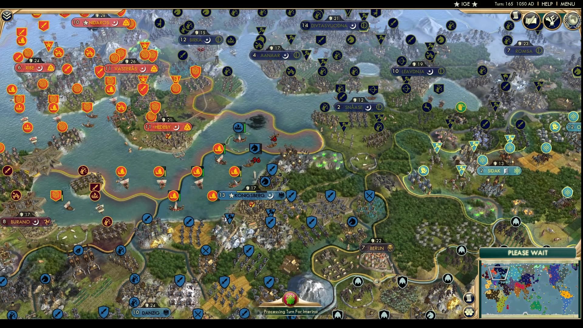 CBR In-Game Screenshot of Prussian Lindisfarne