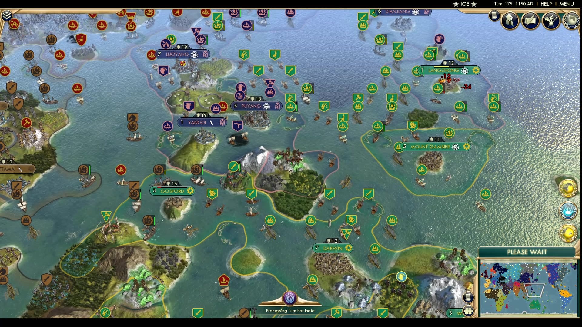 CBR In-Game Screenshot of Island Hopping like a Kangaroo