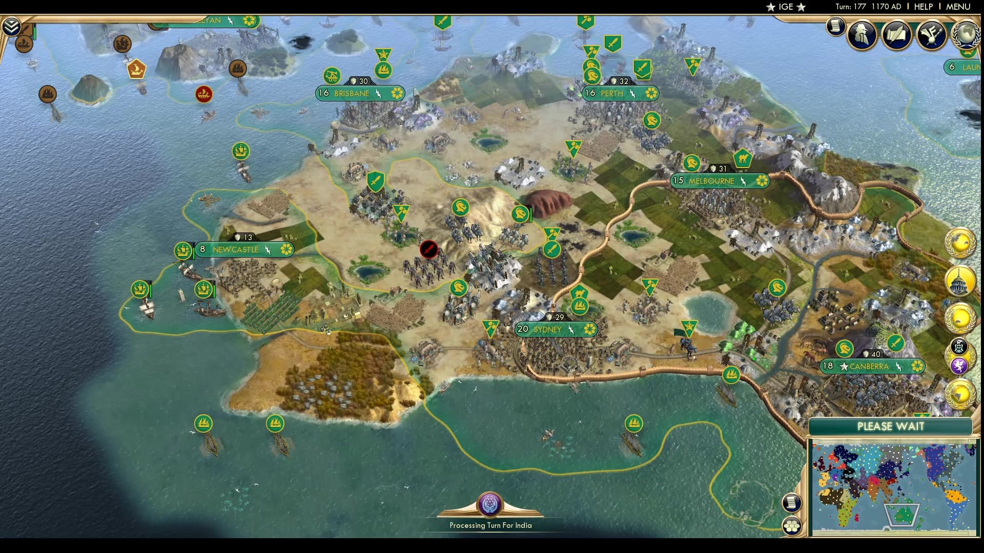 CBR In-Game Screenshot of Outback. No Rules.