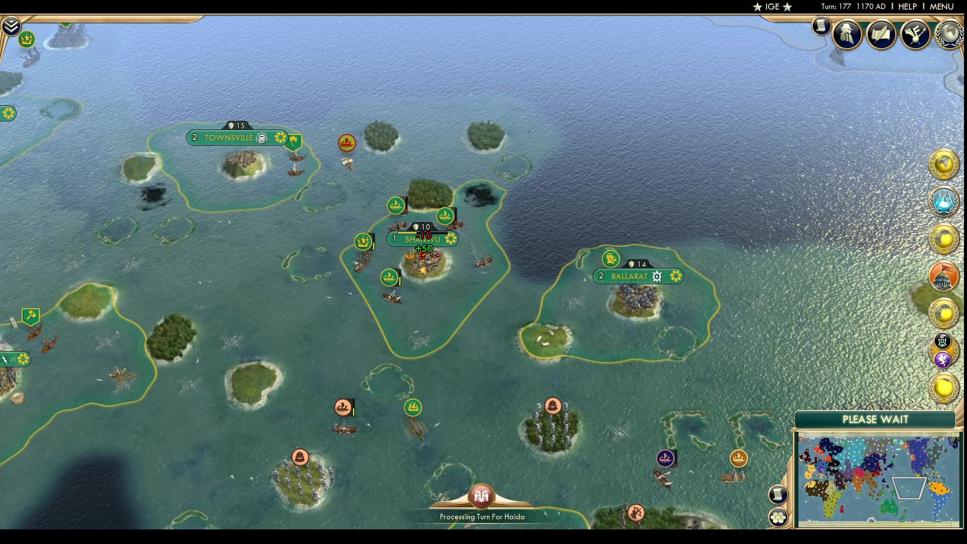 CBR In-Game Screenshot of The Greenening