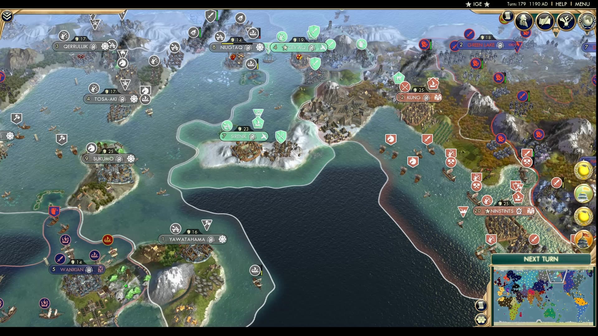 CBR In-Game Screenshot of Fire Amid the Ice