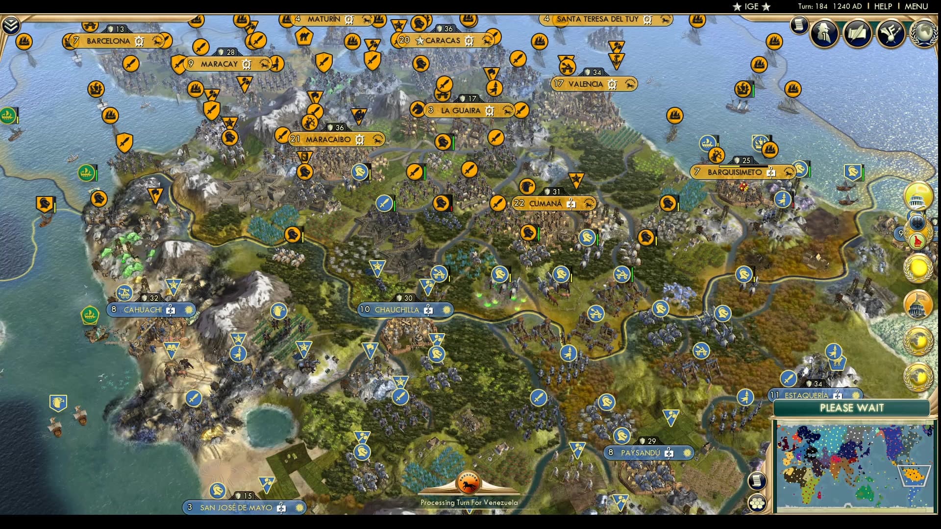 CBR In-Game Screenshot of Jungles make war slow