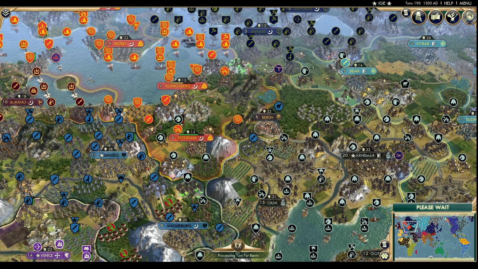 CBR In-Game Screenshot of Black and White and Red All Over