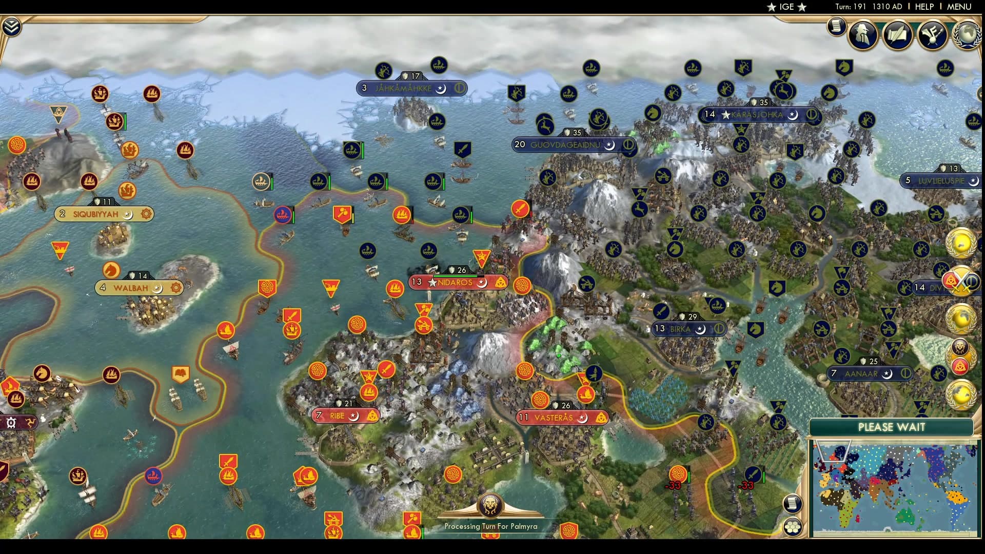 CBR In-Game Screenshot of Revolving Door of Enemies