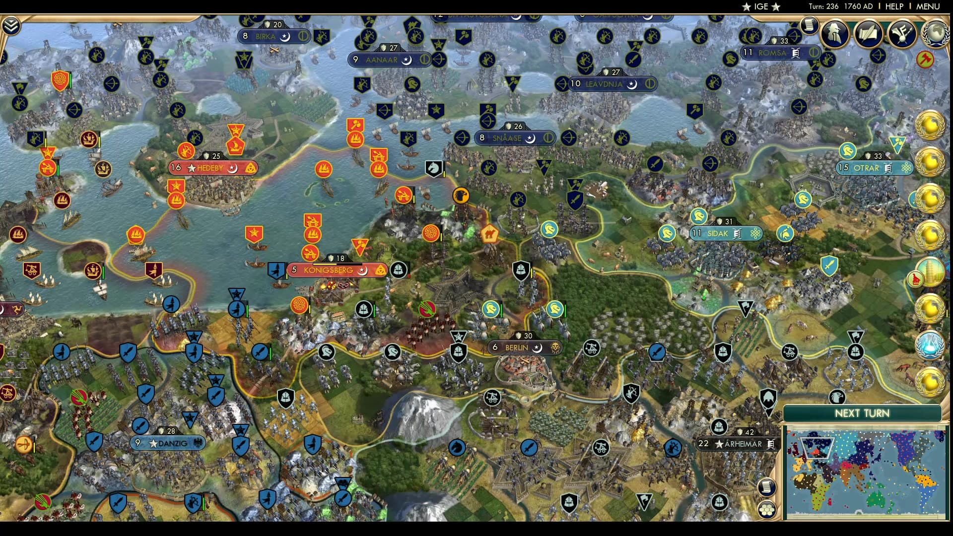 CBR In-Game Screenshot of Prussian Discipline
