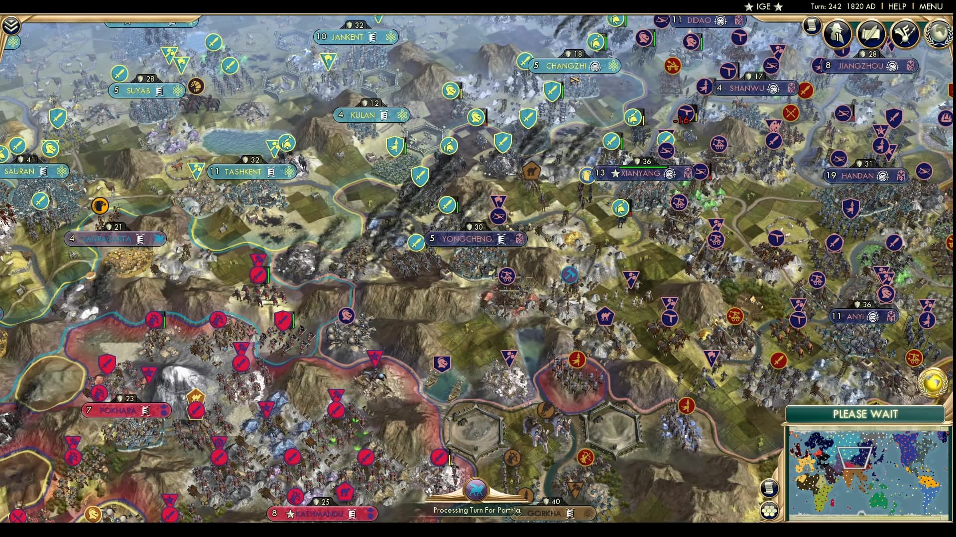 CBR In-Game Screenshot of A Land War in Asia