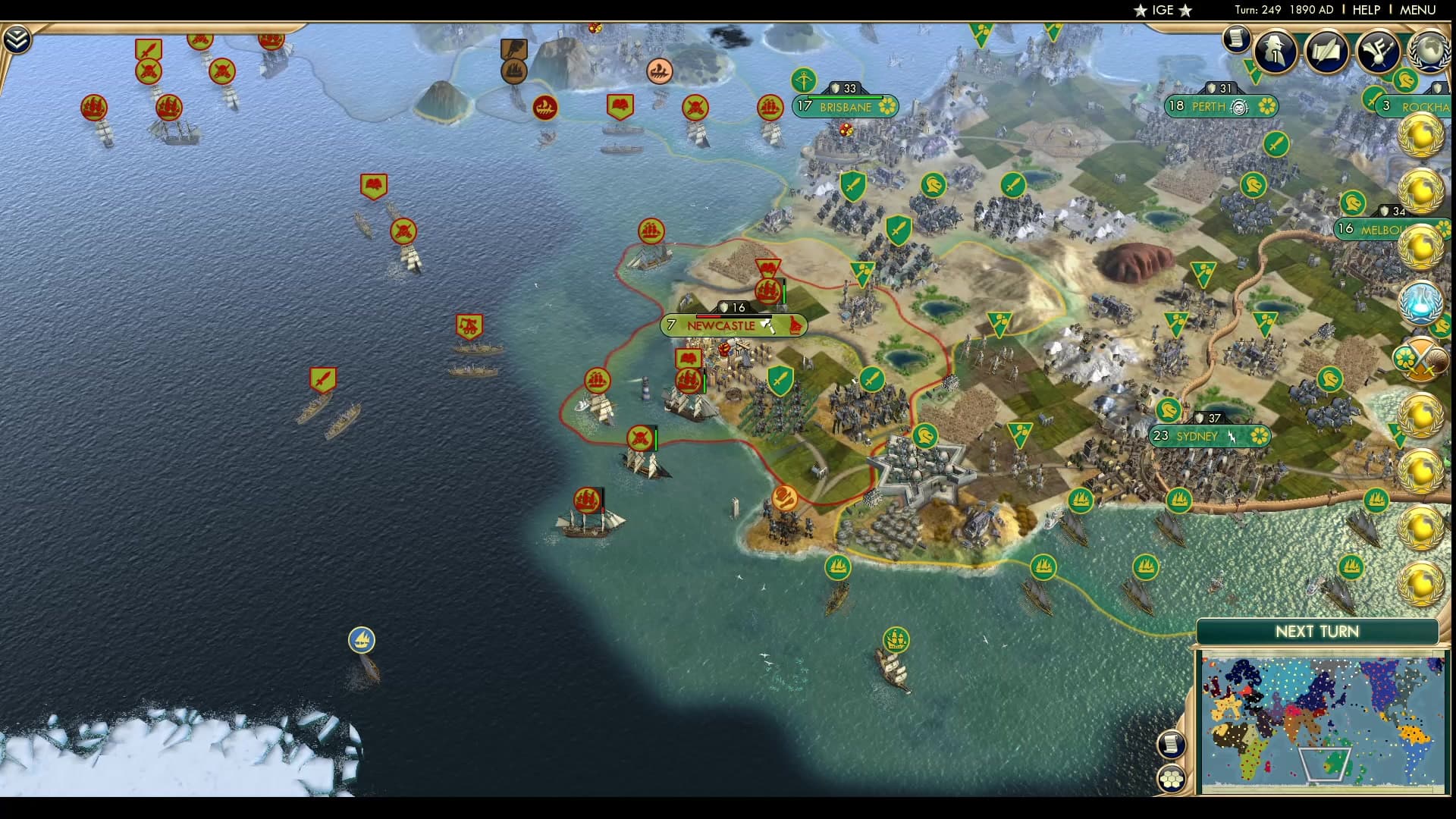 CBR In-Game Screenshot of Landfall