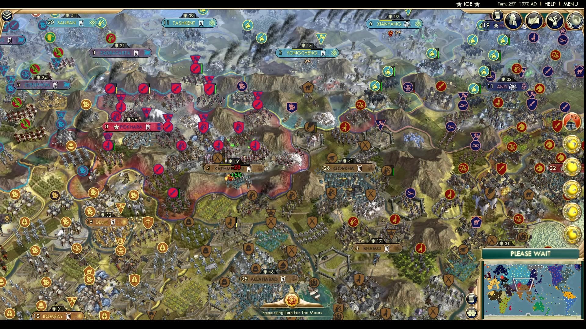 CBR In-Game Screenshot of The Mountain Peak