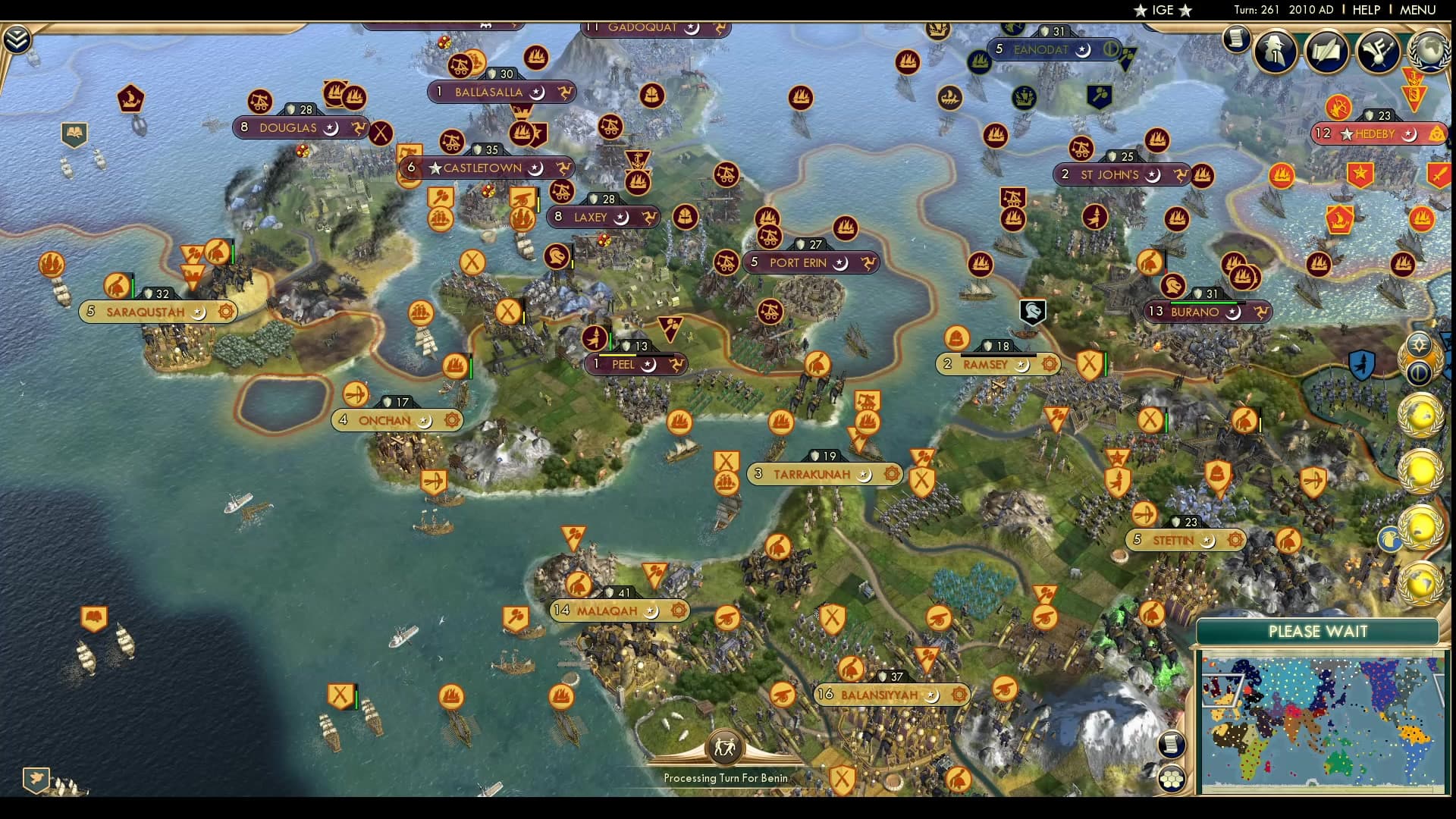 CBR In-Game Screenshot of Fighting on the Beaches