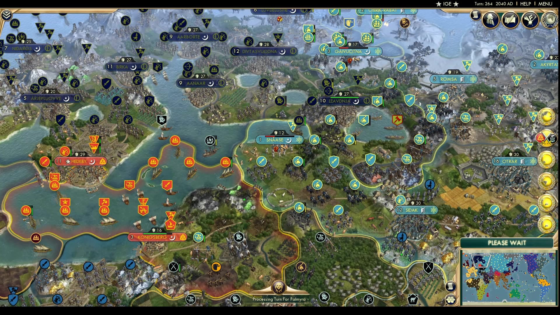 CBR In-Game Screenshot of Three’s a Party