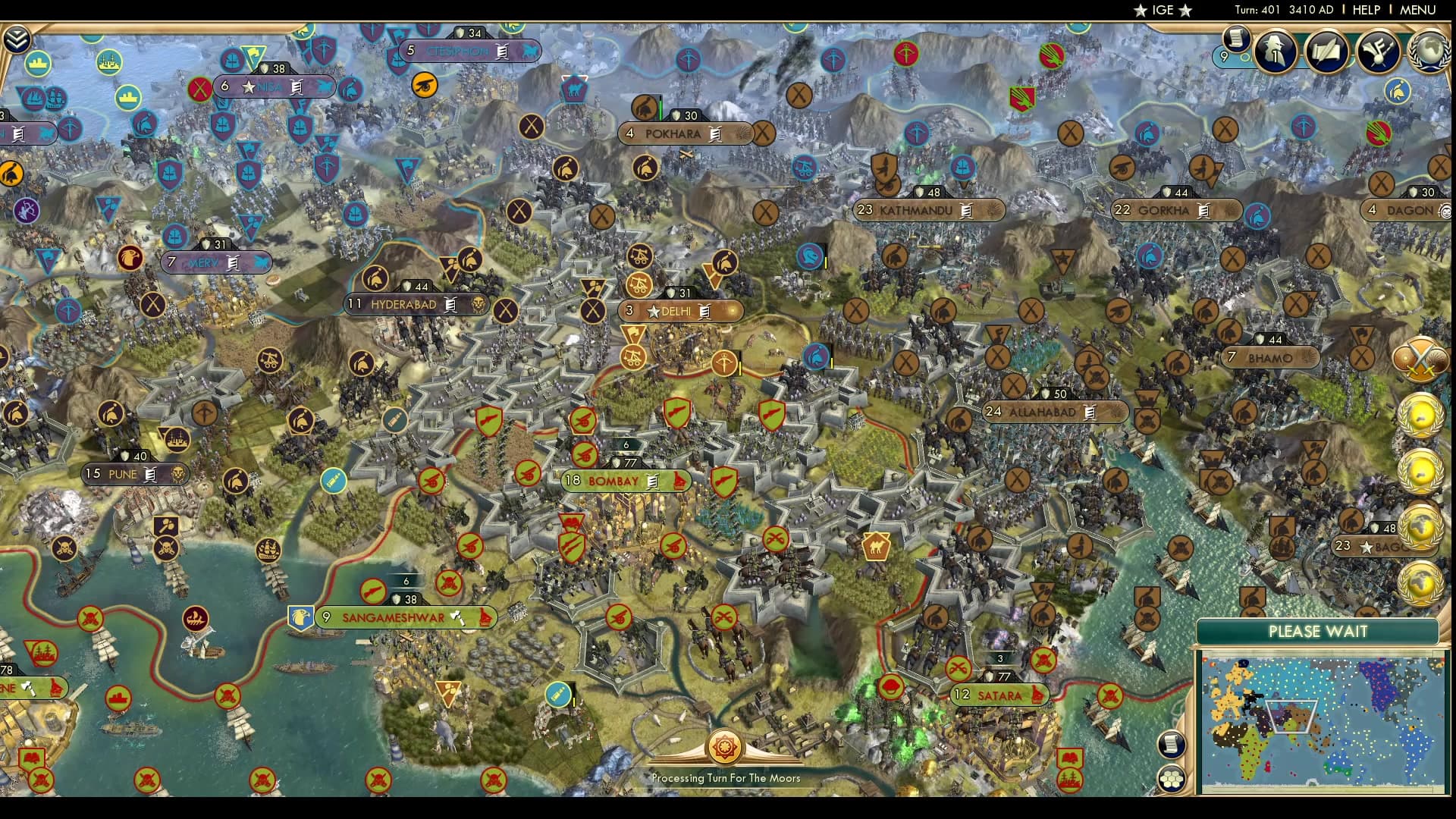 CBR In-Game Screenshot of Battered down