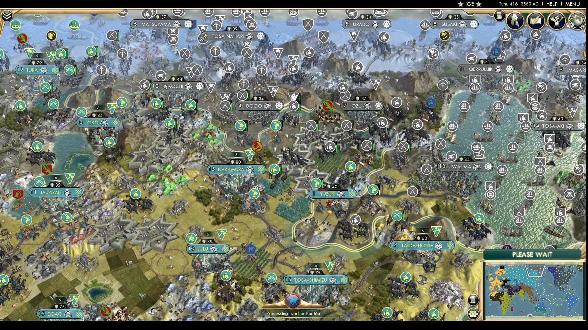 CBR In-Game Screenshot of Baby (blue) steps