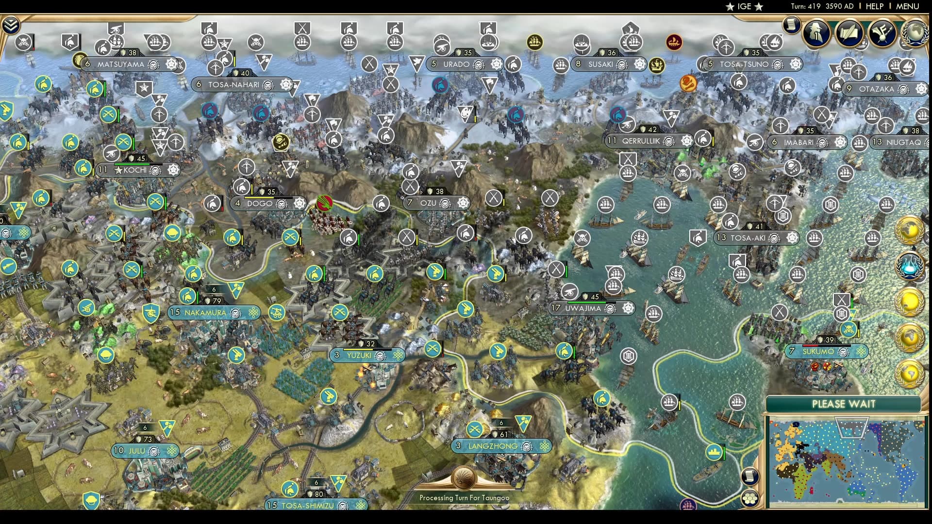 CBR In-Game Screenshot of And leaping forward