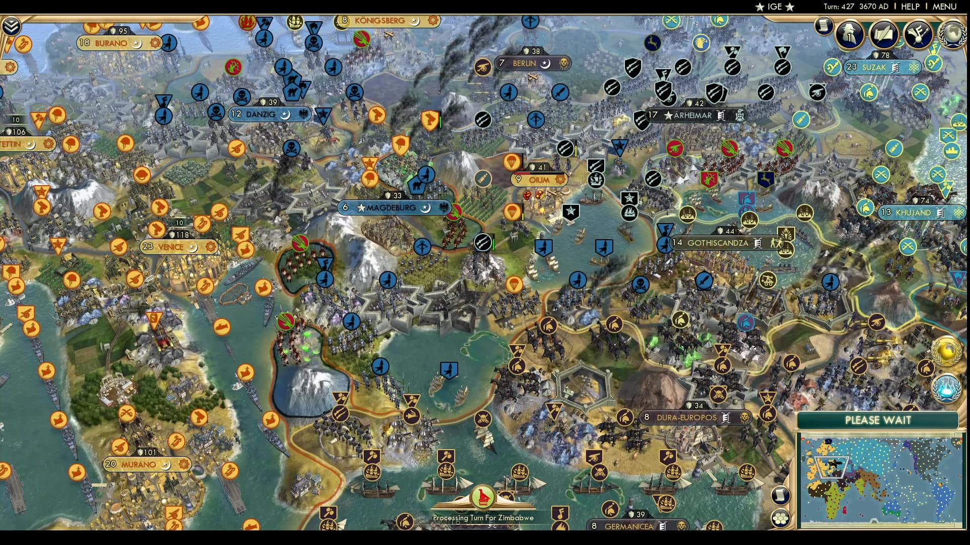 CBR In-Game Screenshot of Bordergore galore