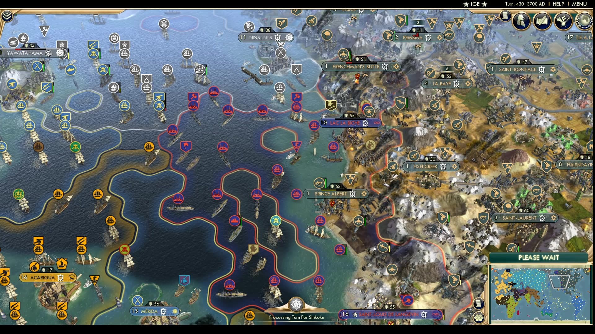 CBR In-Game Screenshot of Unrelenting iroquois invasion