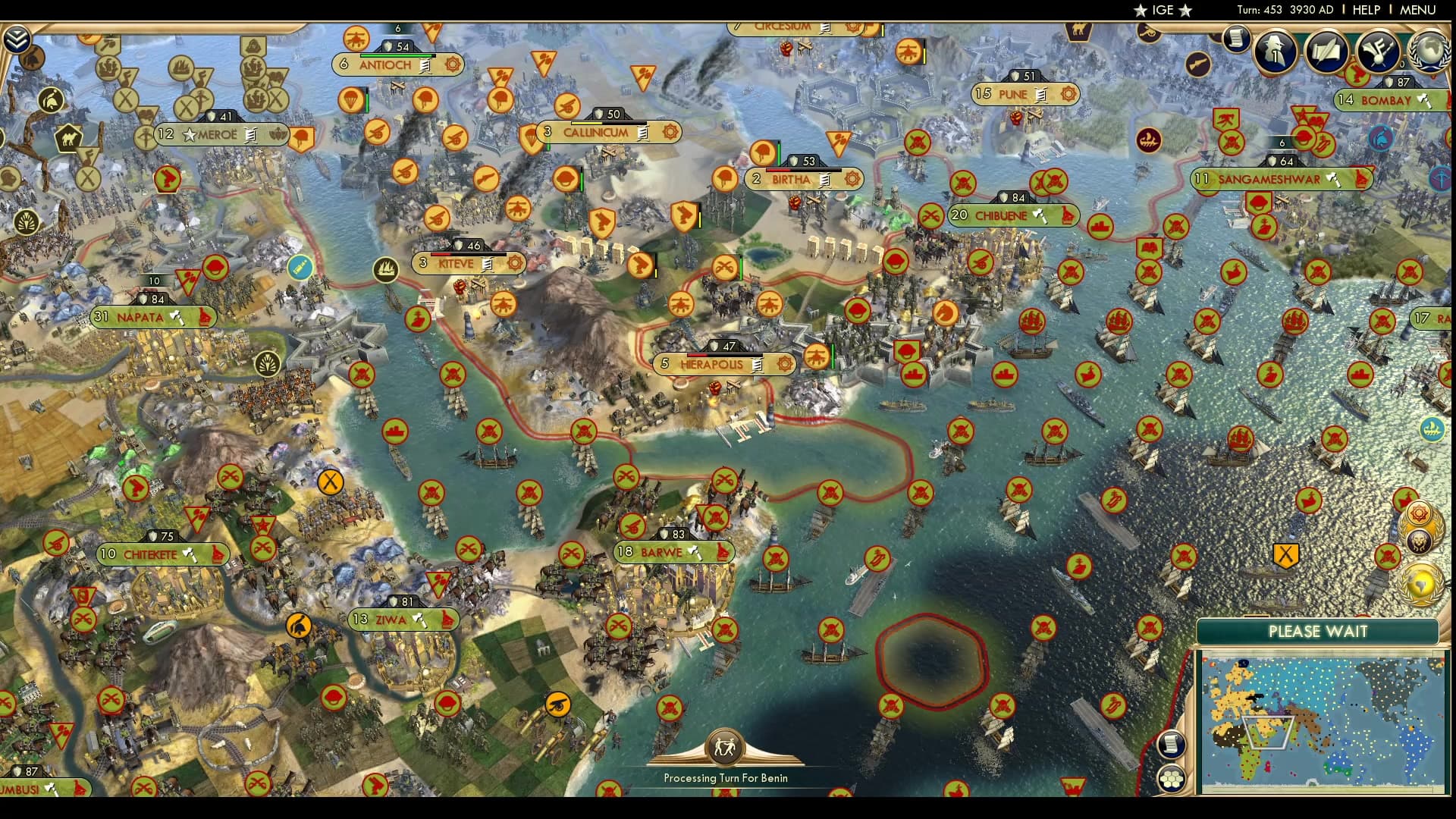 CBR In-Game Screenshot of “Great peace deal” -no one