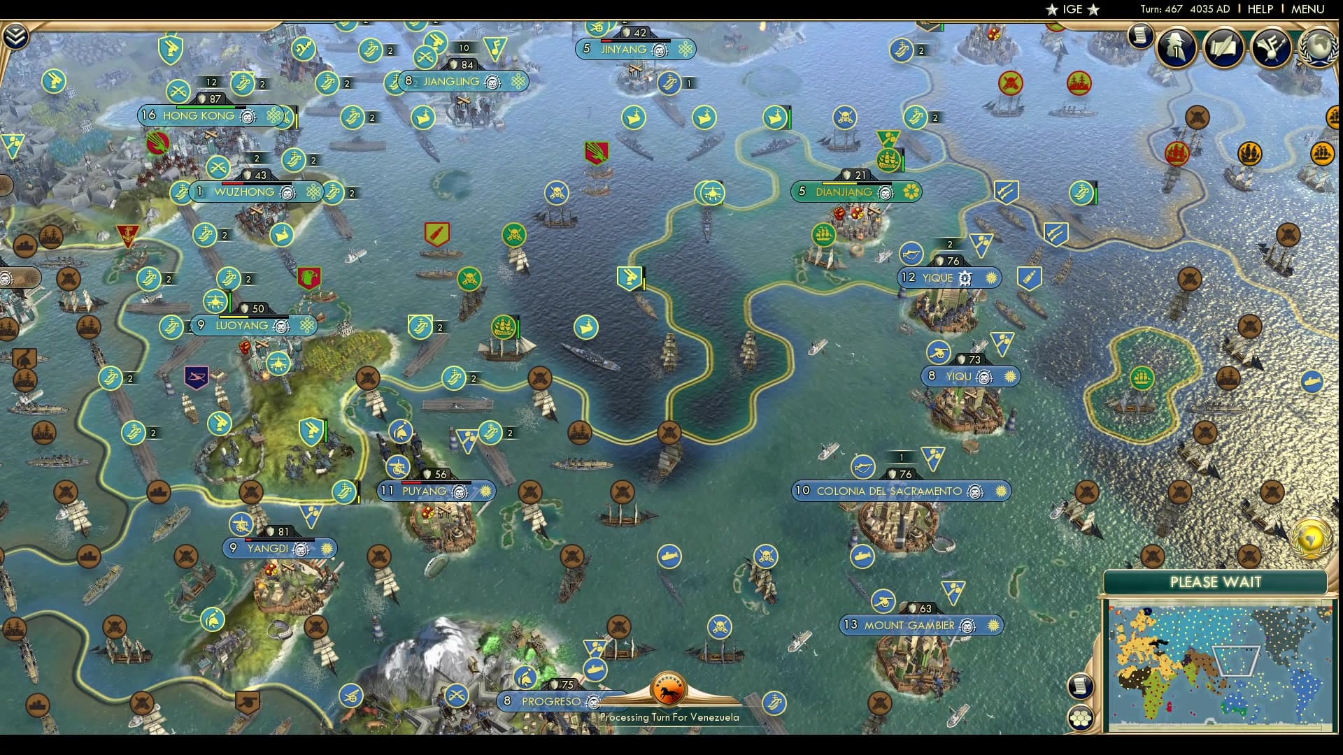 CBR In-Game Screenshot of Leadership, australian style