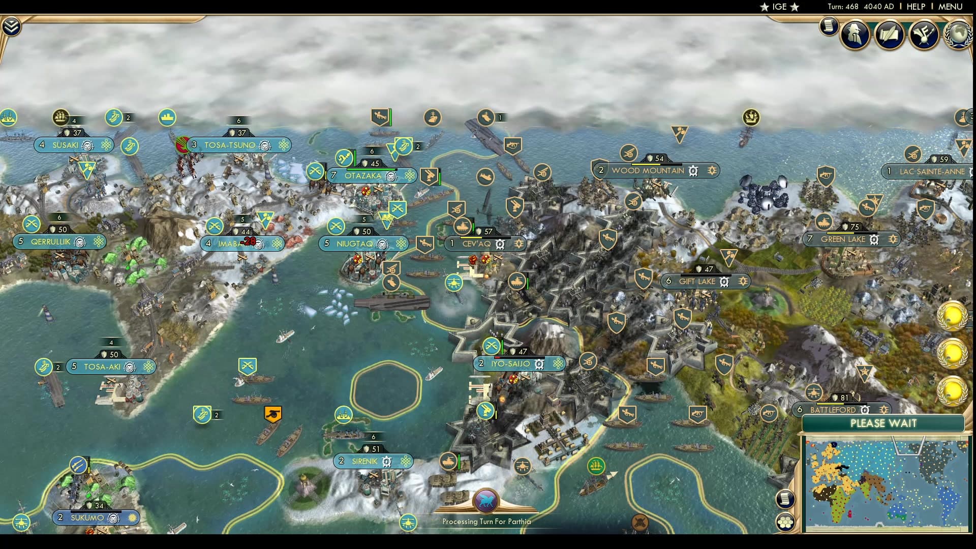 CBR In-Game Screenshot of Even juggernauts need melee units