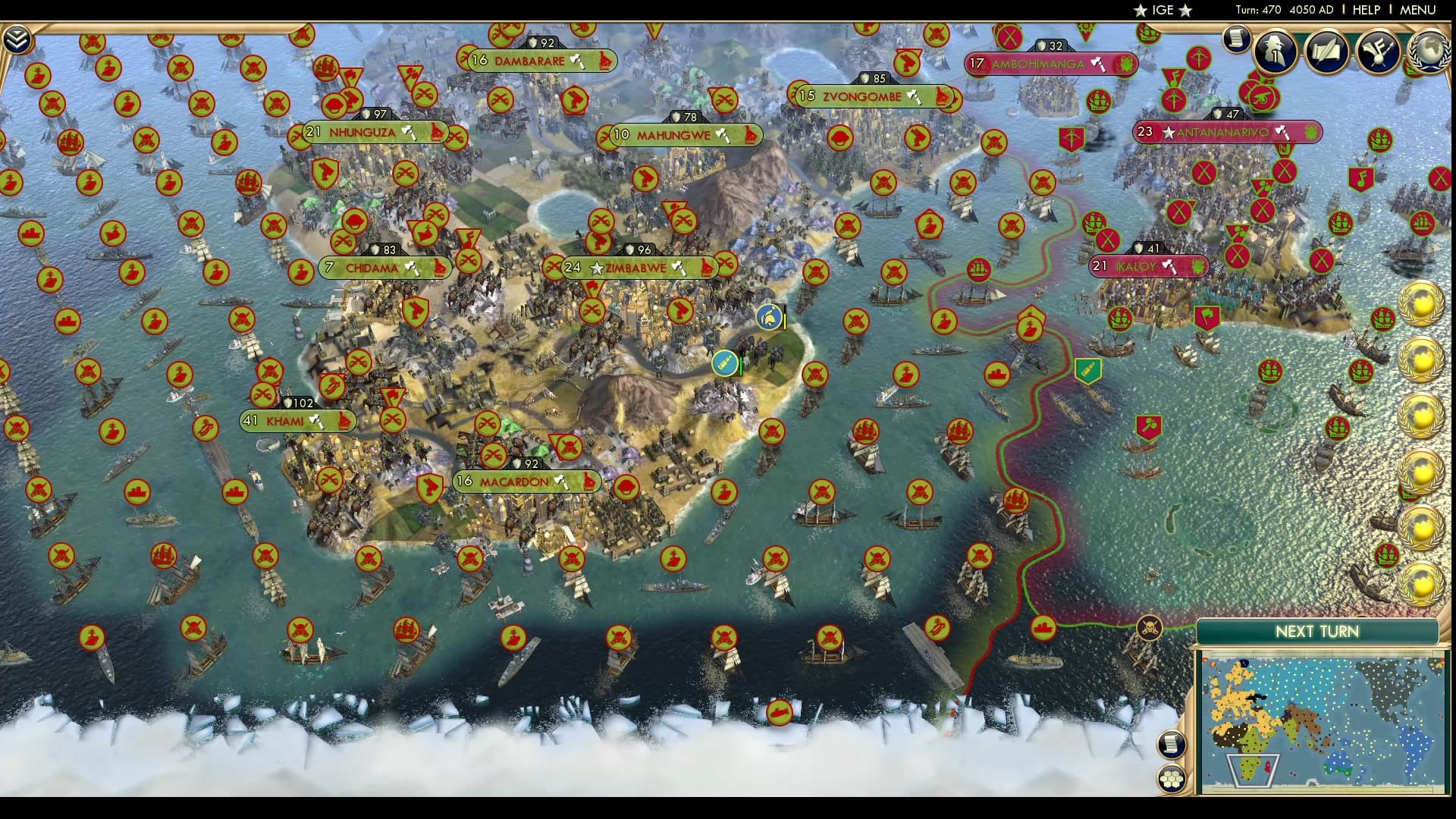 CBR In-Game Screenshot of The kingdom of Maputa was eventually conquered by the Rozvi Empire