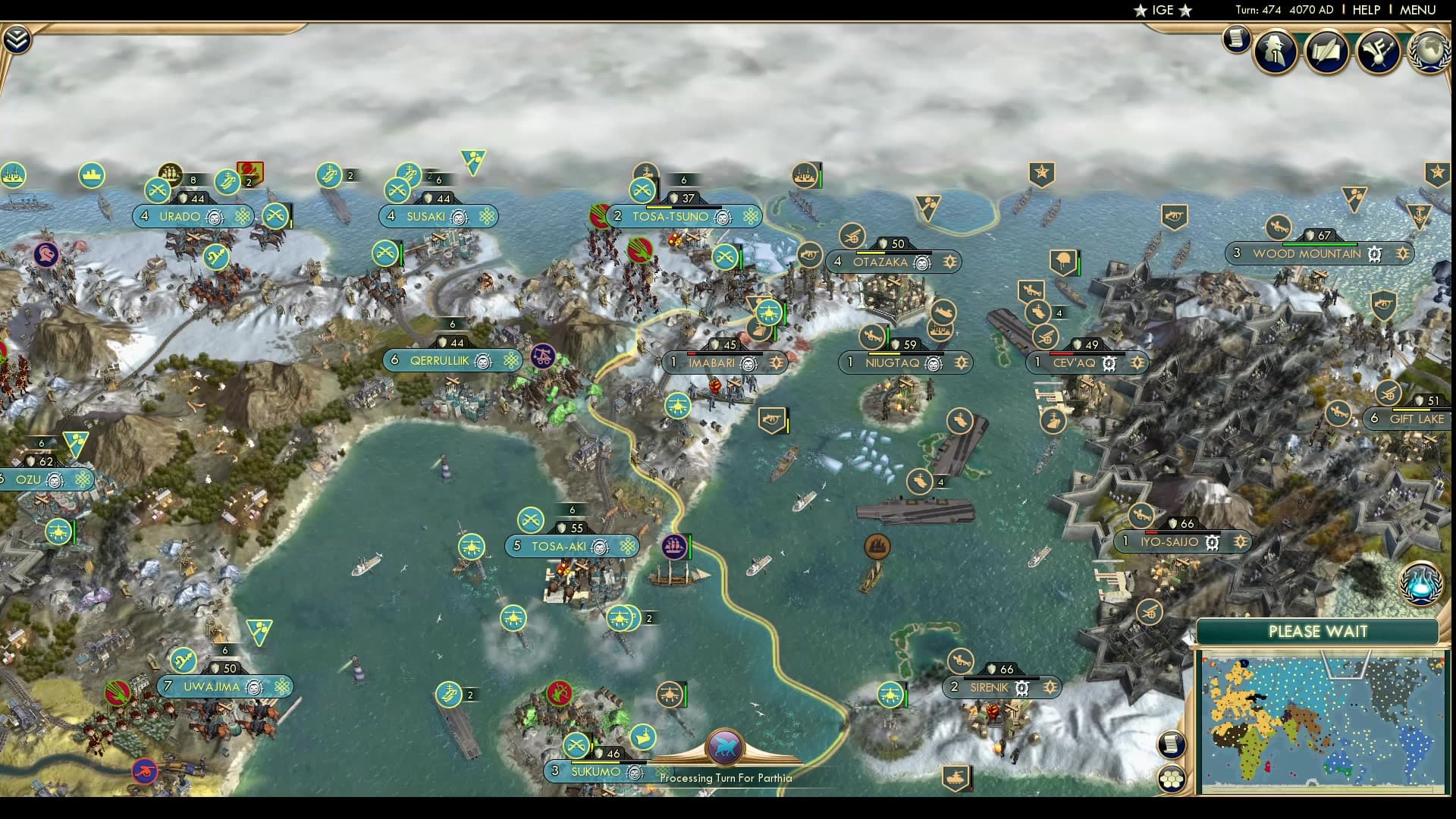 CBR In-Game Screenshot of Everything’s coming up Iroquois