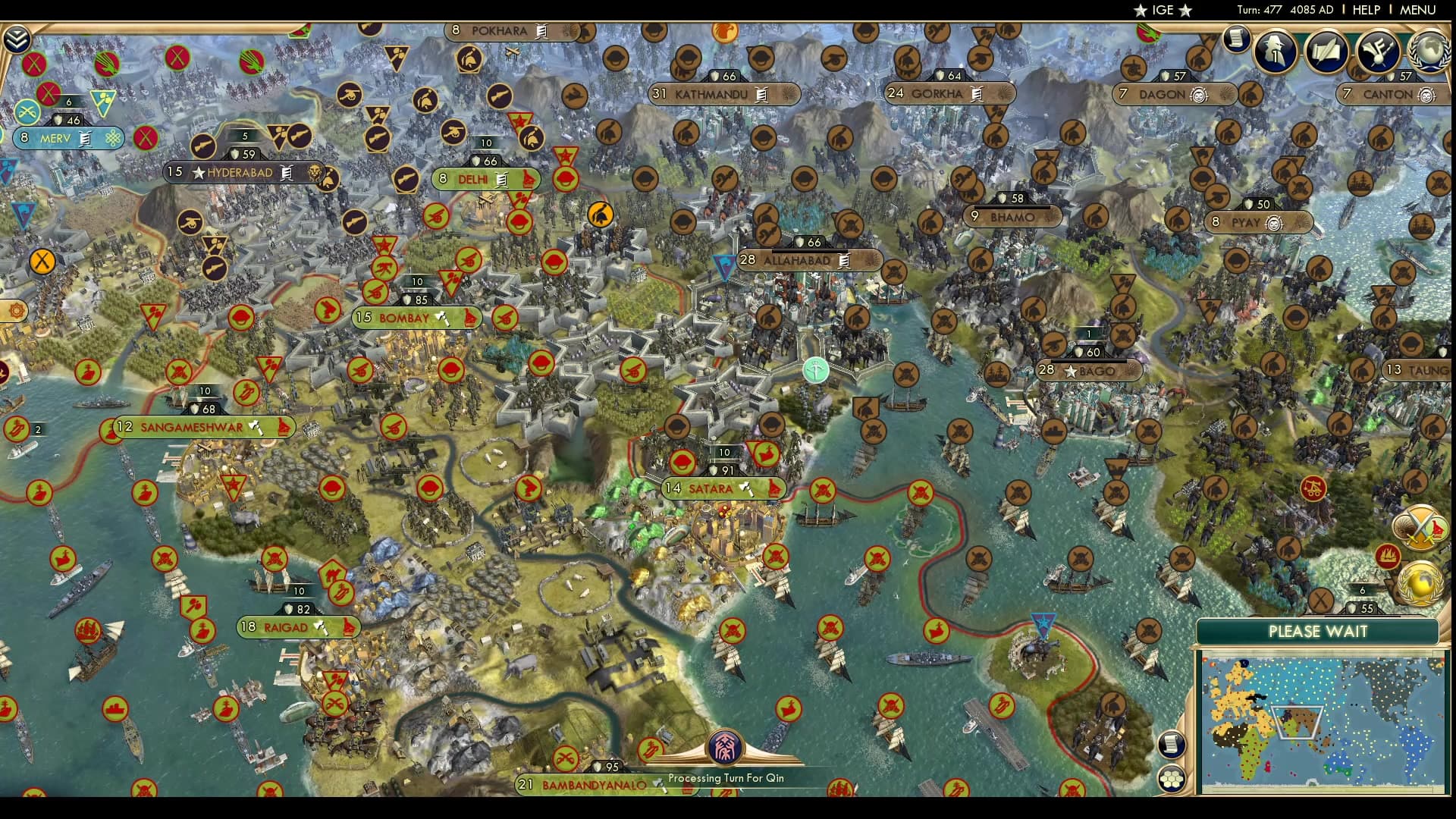 CBR In-Game Screenshot of Not much time left for Taungoo time