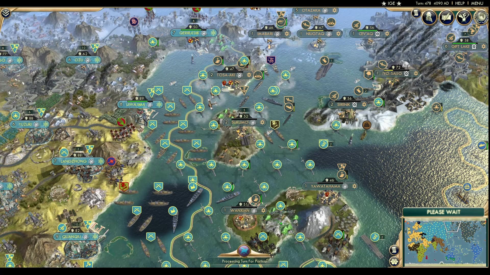 CBR In-Game Screenshot of “Of course it’s a good move” - Ablai Khan