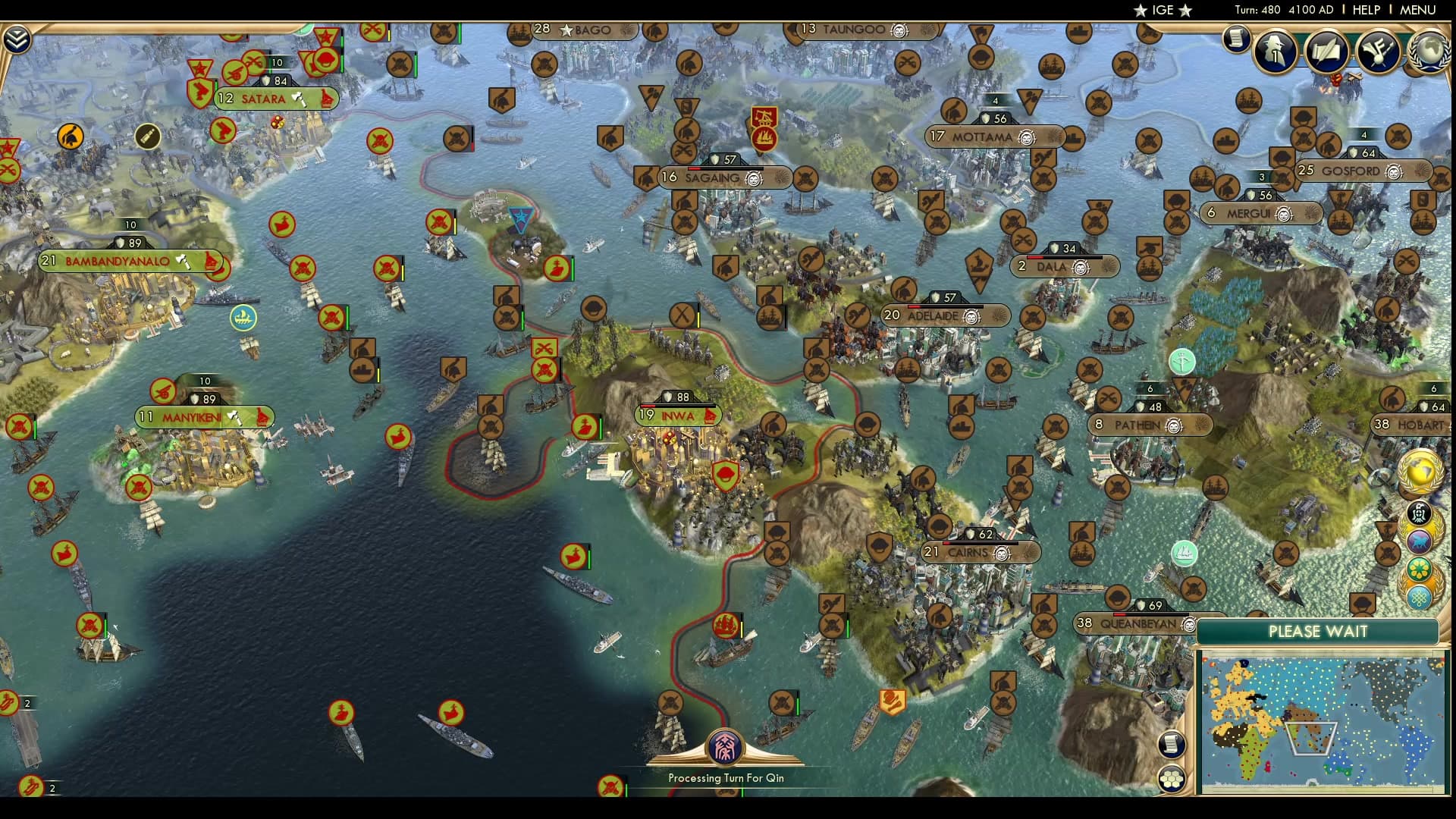 CBR In-Game Screenshot of When giraffes attack. (I think the logo is a giraffe)