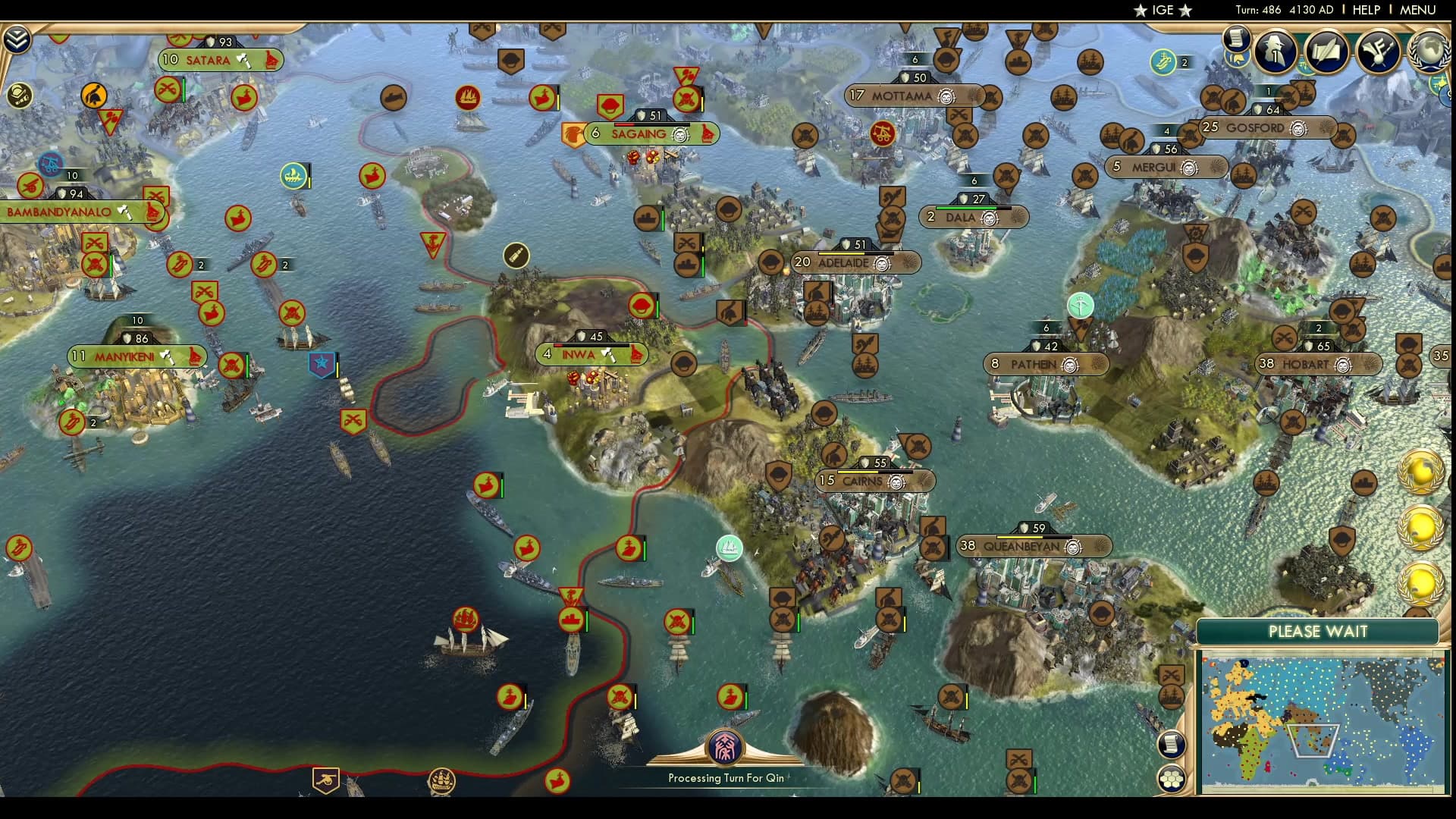 CBR In-Game Screenshot of Blood in the Water