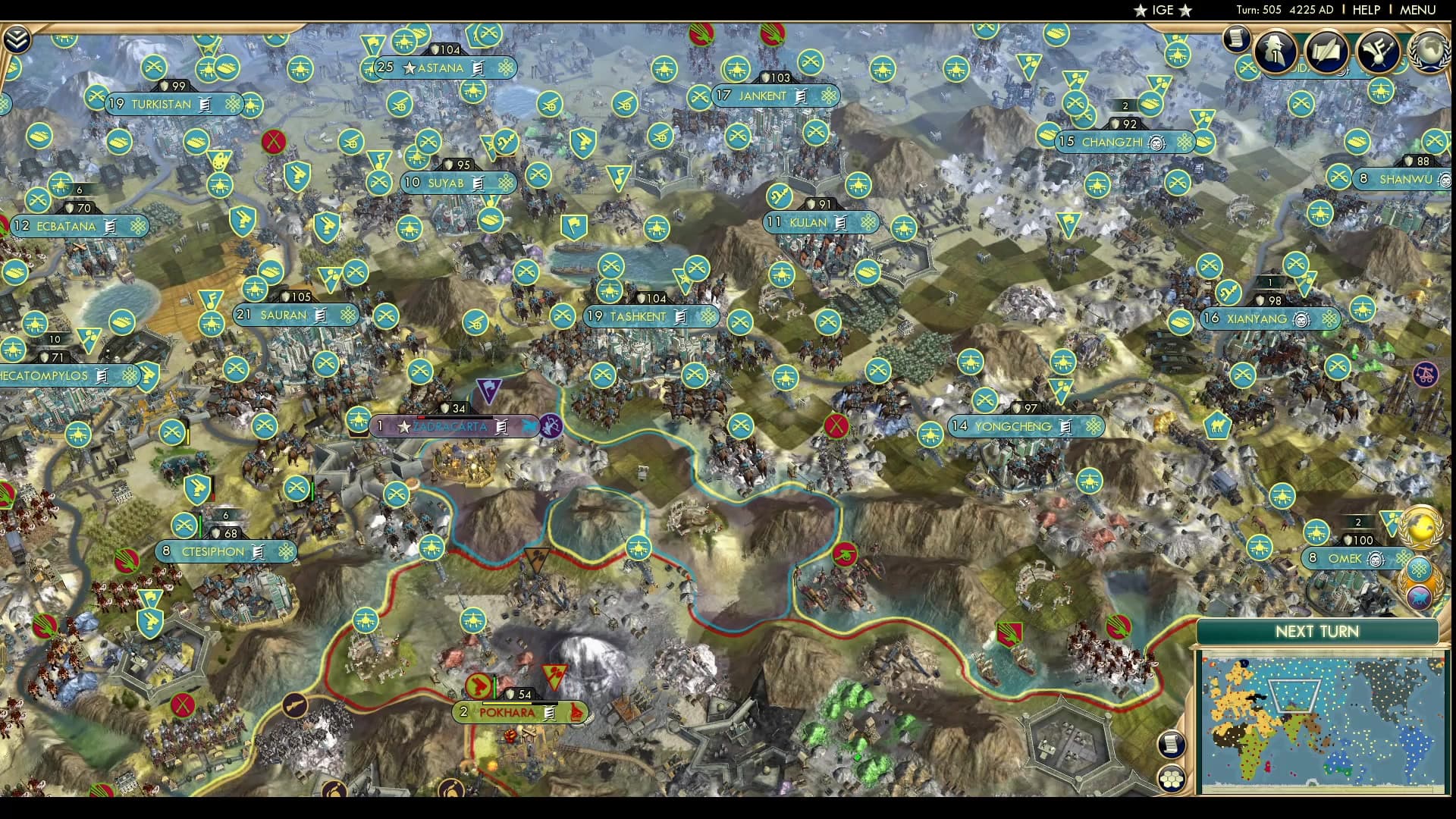 CBR In-Game Screenshot of Overextension