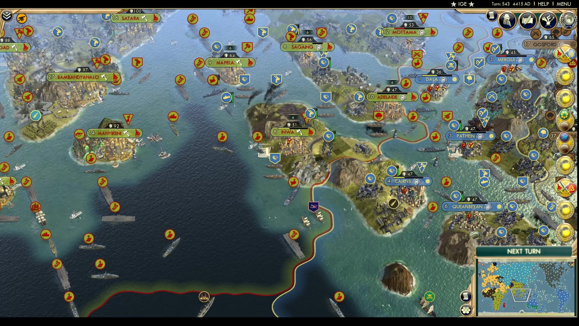 CBR In-Game Screenshot of Three, Two, One...