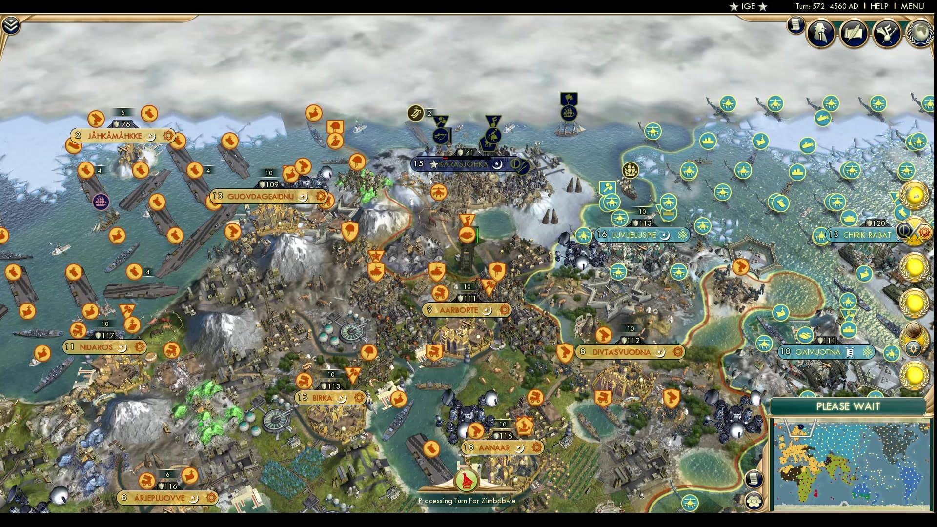 CBR In-Game Screenshot of Diplomacy Failed You