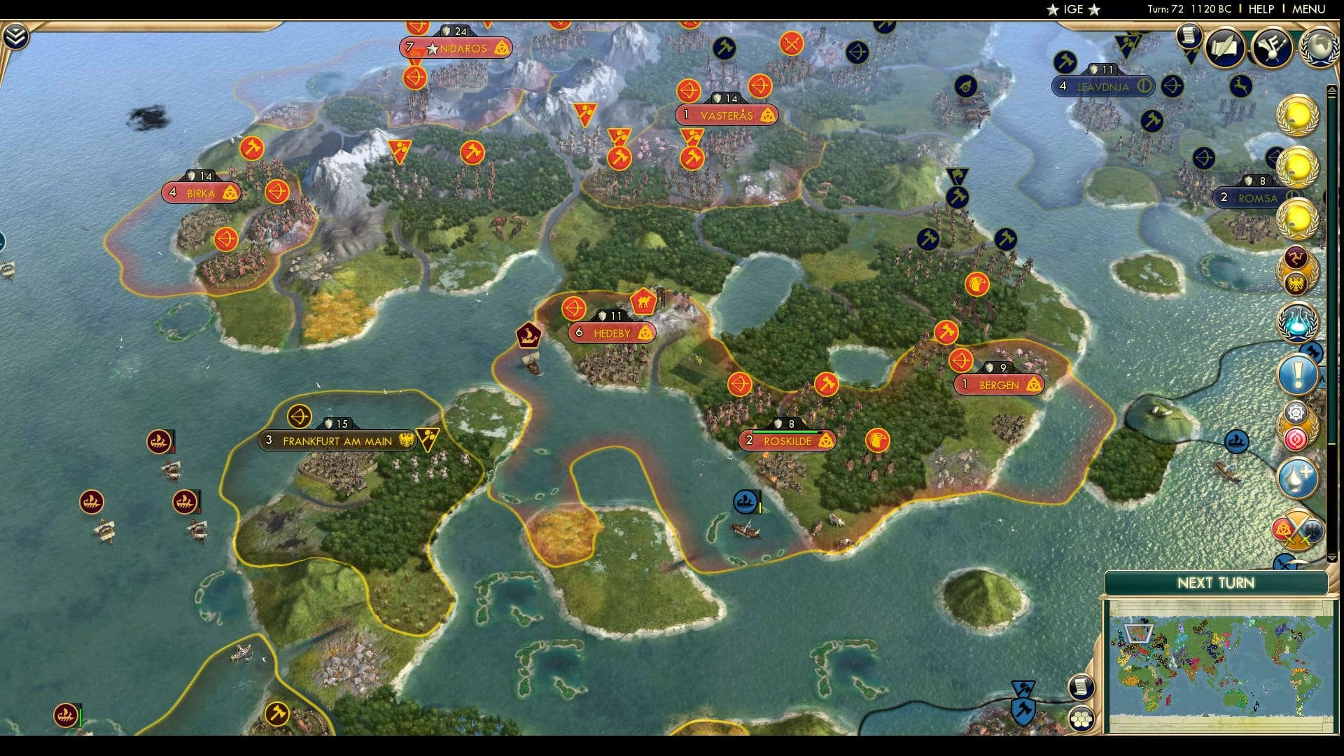 CBR In-Game Screenshot of Bergen-ing a War
