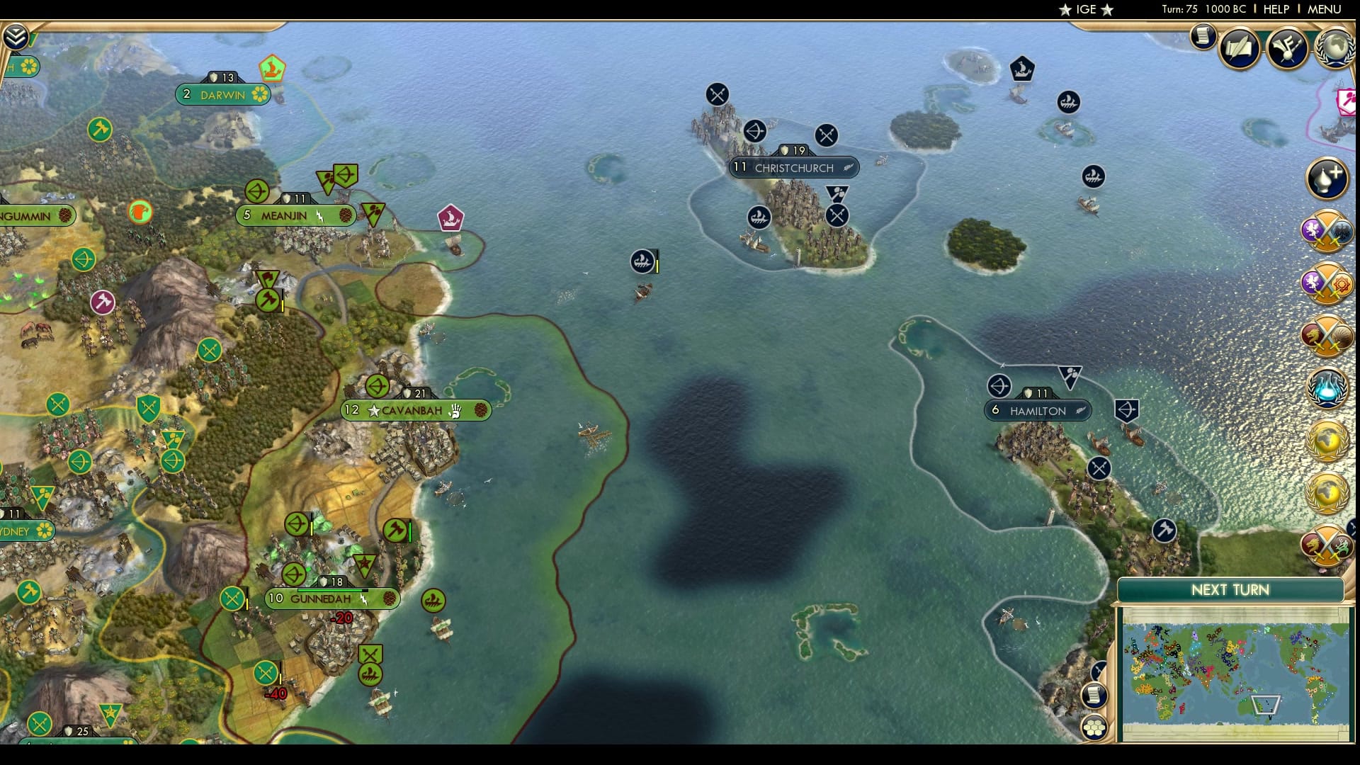 CBR In-Game Screenshot of An Interesting Conflict