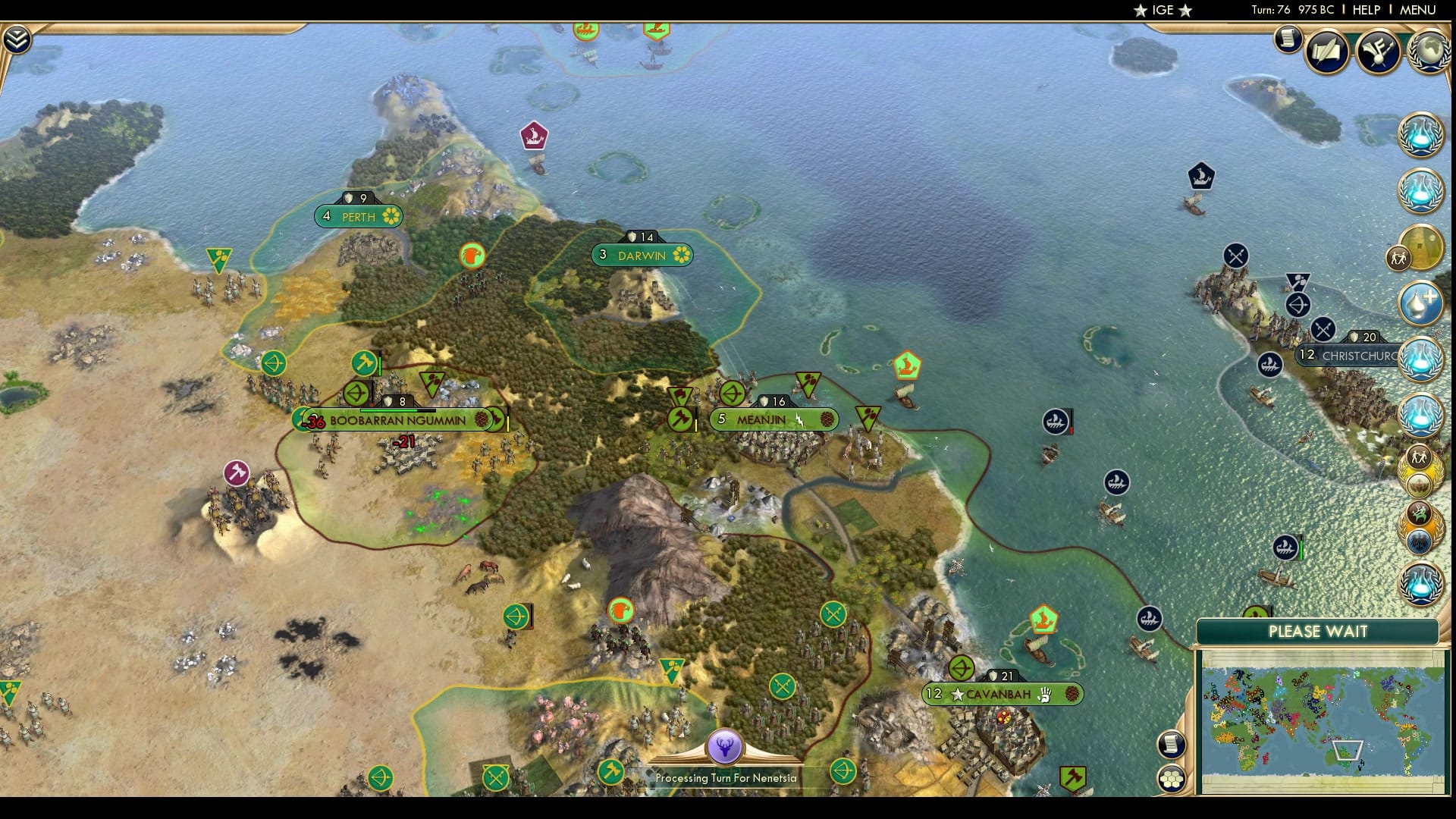 CBR In-Game Screenshot of Actual Fighting