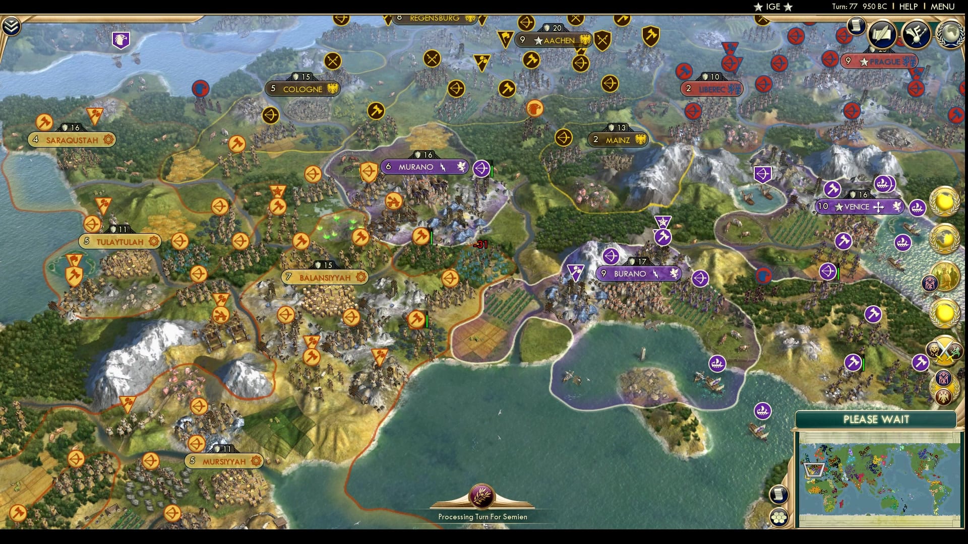 CBR In-Game Screenshot of An Unnamed Speech