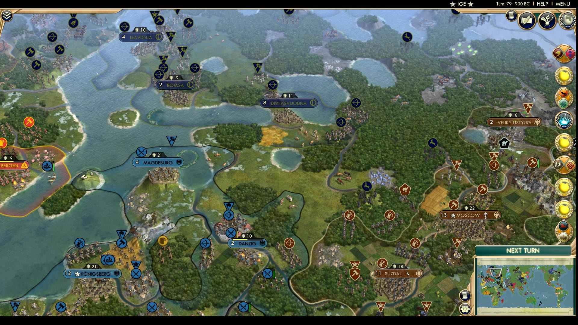 CBR In-Game Screenshot of The Prussian Offensive
