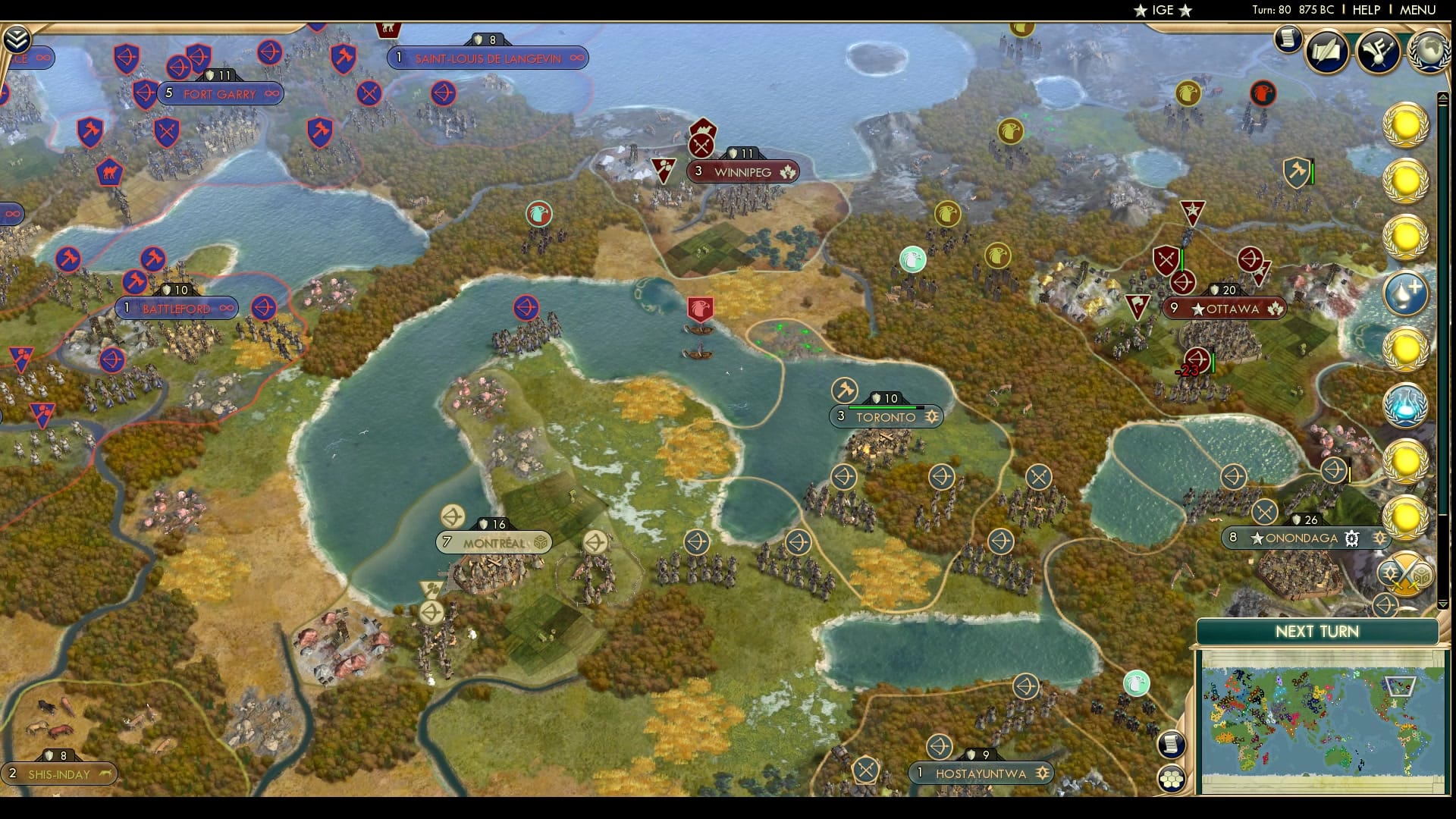 CBR In-Game Screenshot of Battle of the Great Lakes