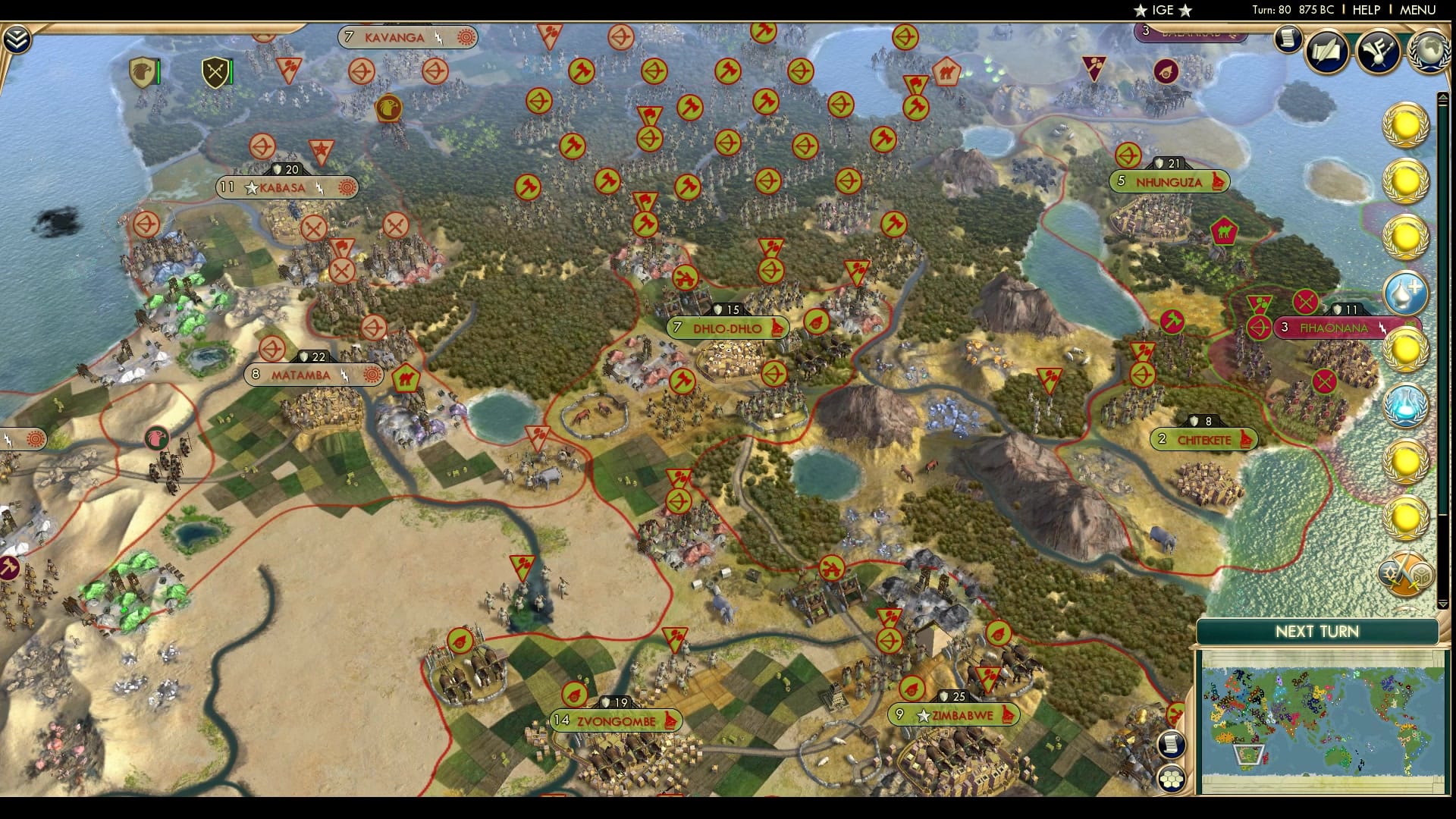 CBR In-Game Screenshot of An Iron Fist Over the Congo